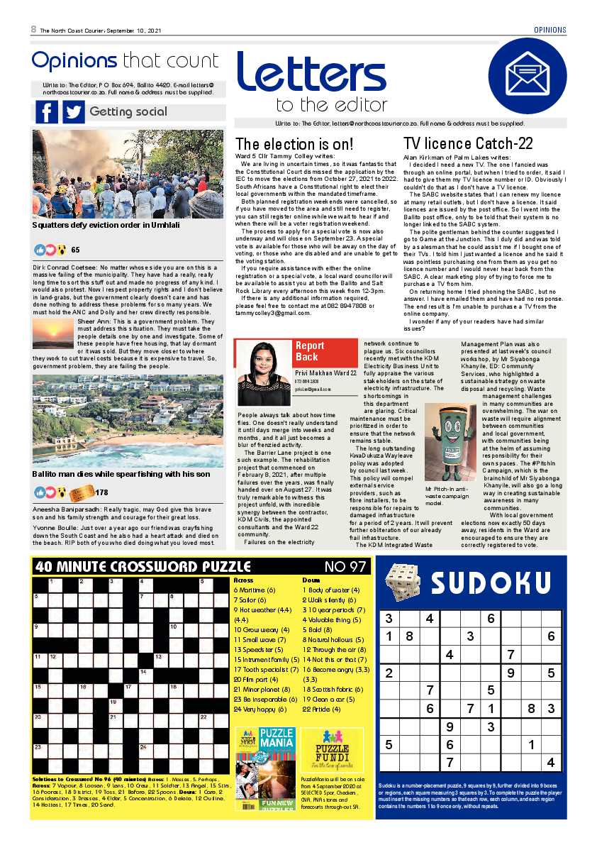 North Coast Courier 10 September 2021 page 8