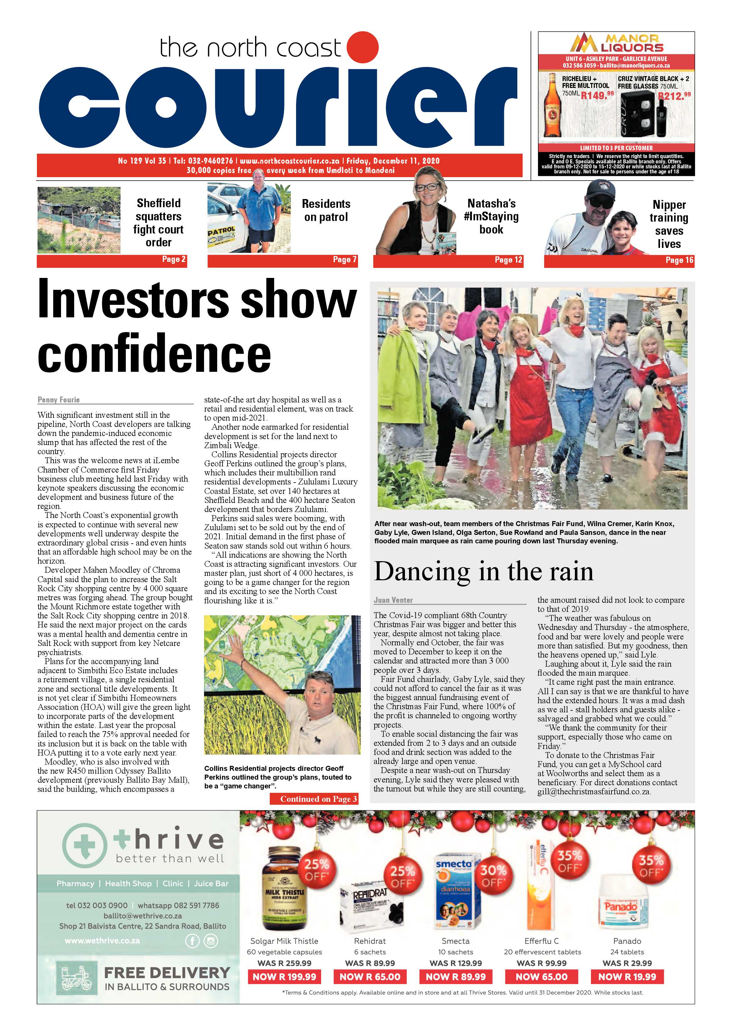 North Coast Courier 11 December 2020 page 1