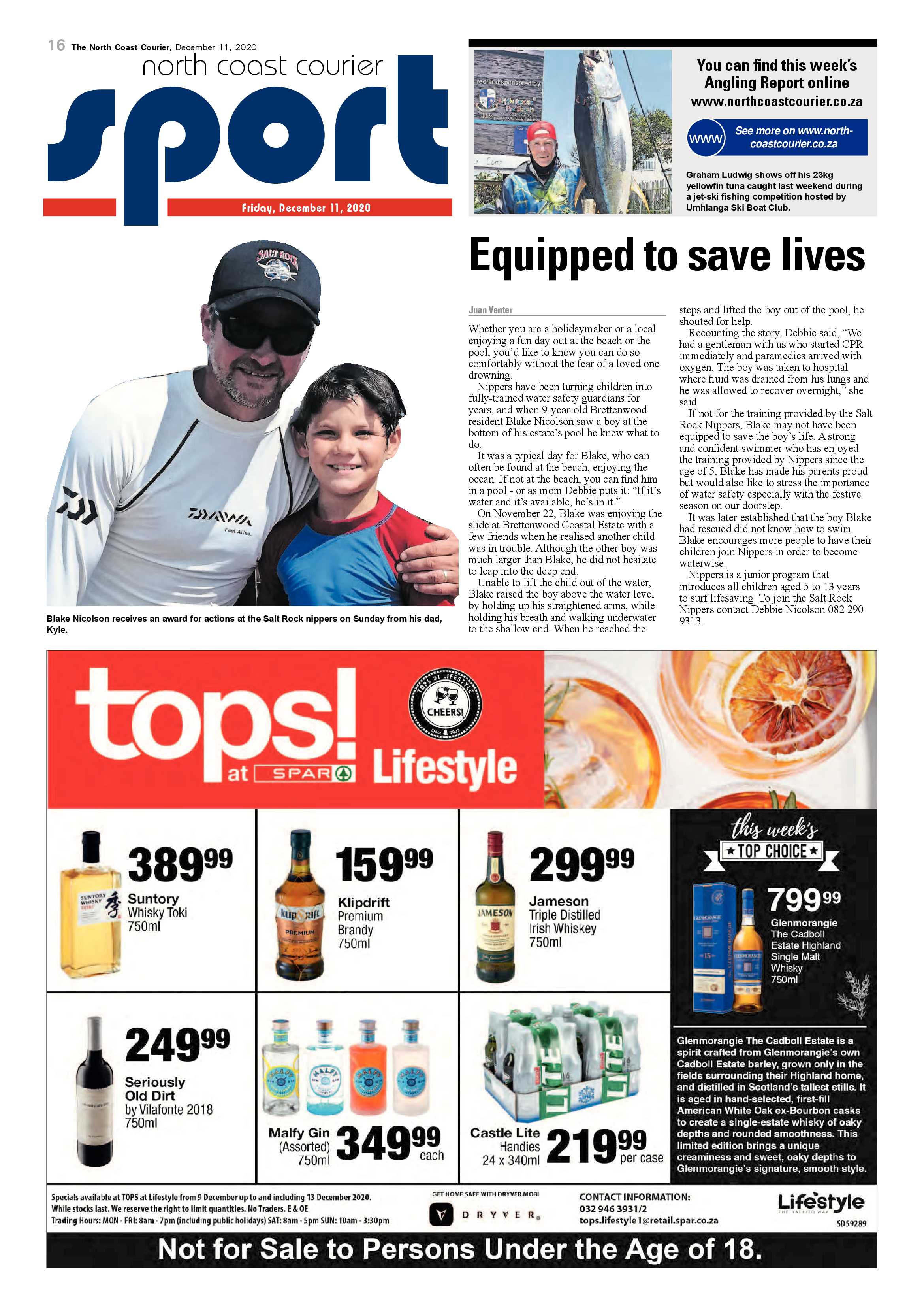North Coast Courier 11 December 2020 page 16