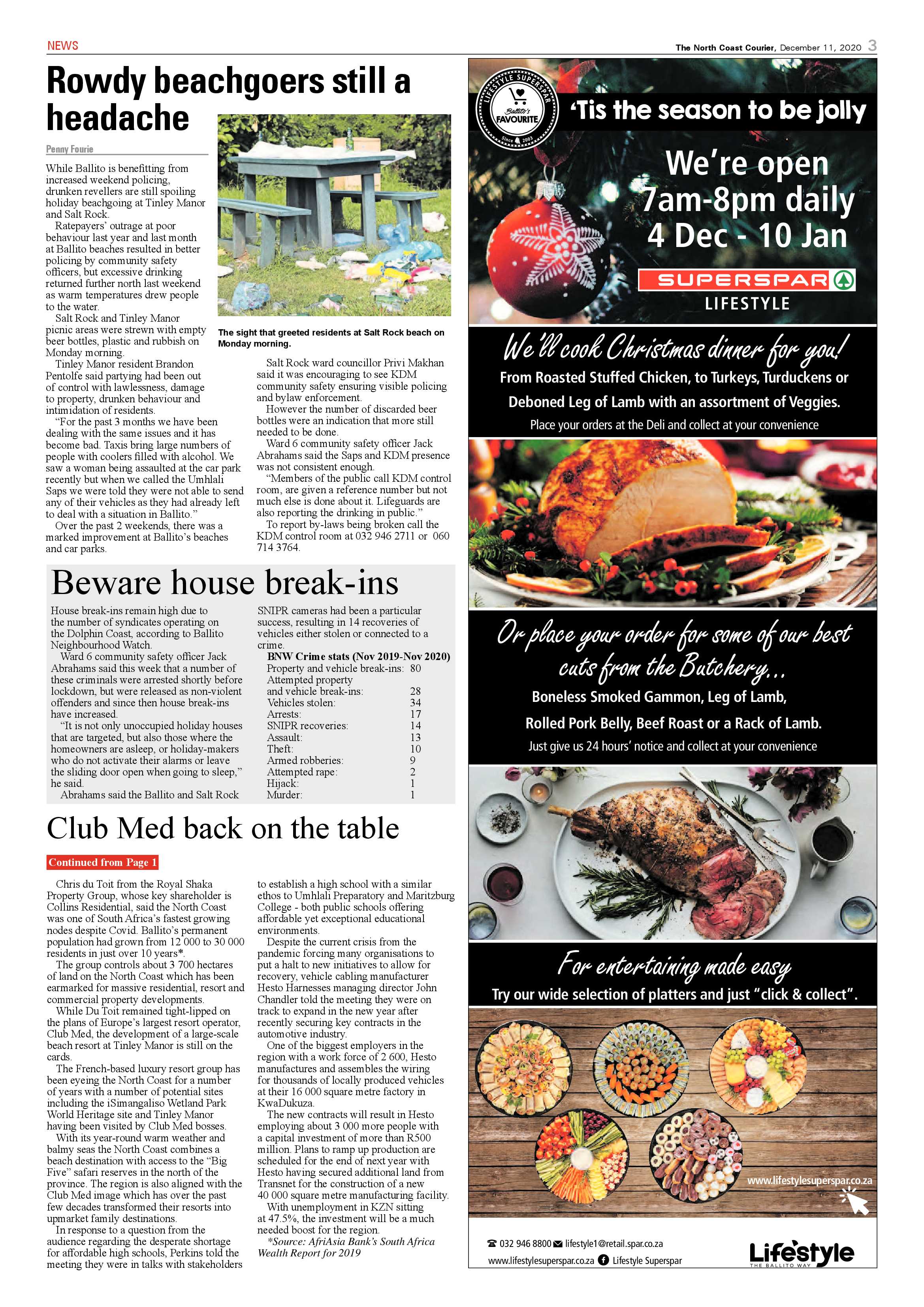 North Coast Courier 11 December 2020 page 3