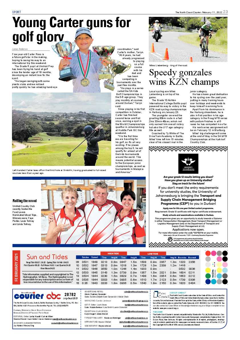 North Coast Courier 11 February 2022 page 23