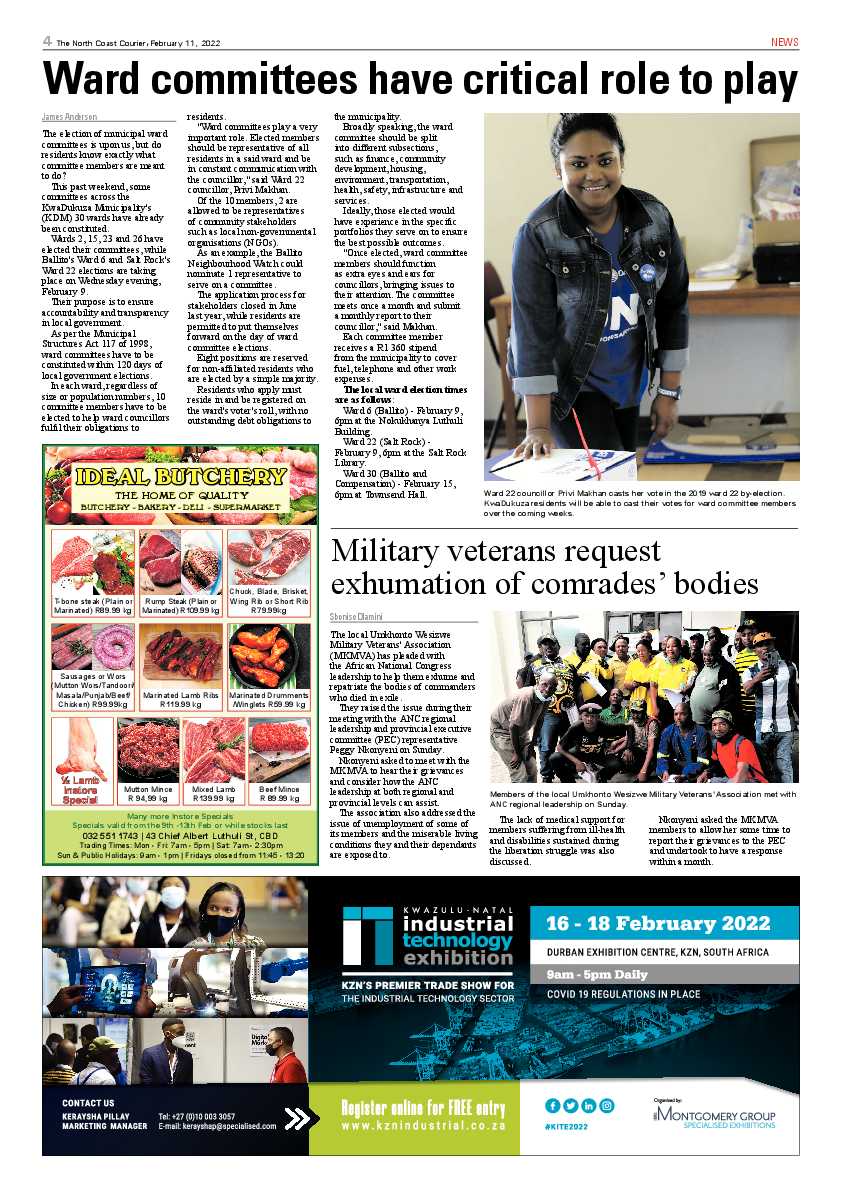 North Coast Courier 11 February 2022 page 4