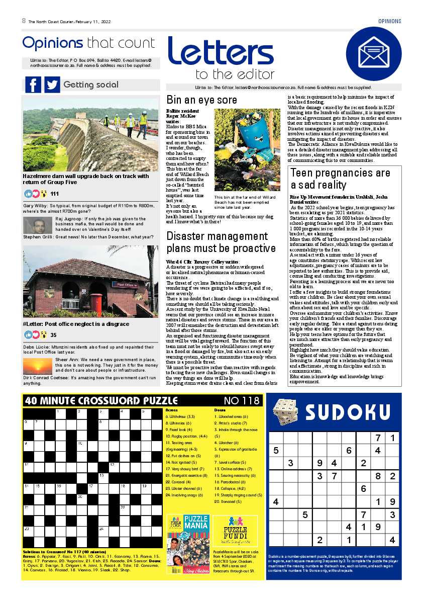 North Coast Courier 11 February 2022 page 8