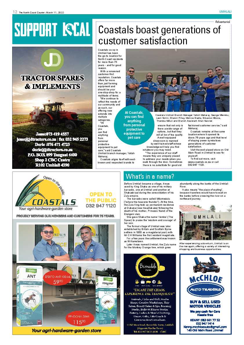 North Coast Courier 11 March 2022 page 12