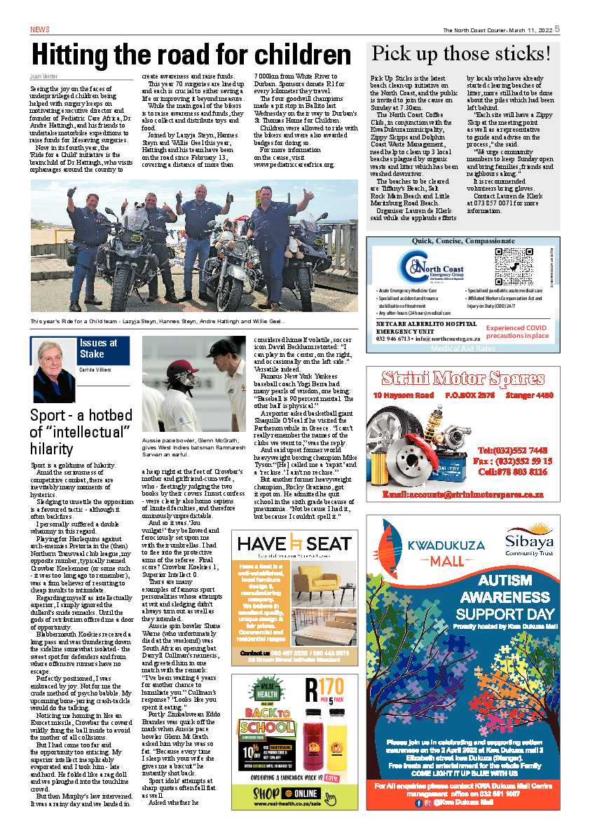 North Coast Courier 11 March 2022 page 5