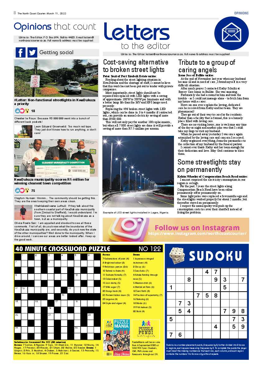 North Coast Courier 11 March 2022 page 8