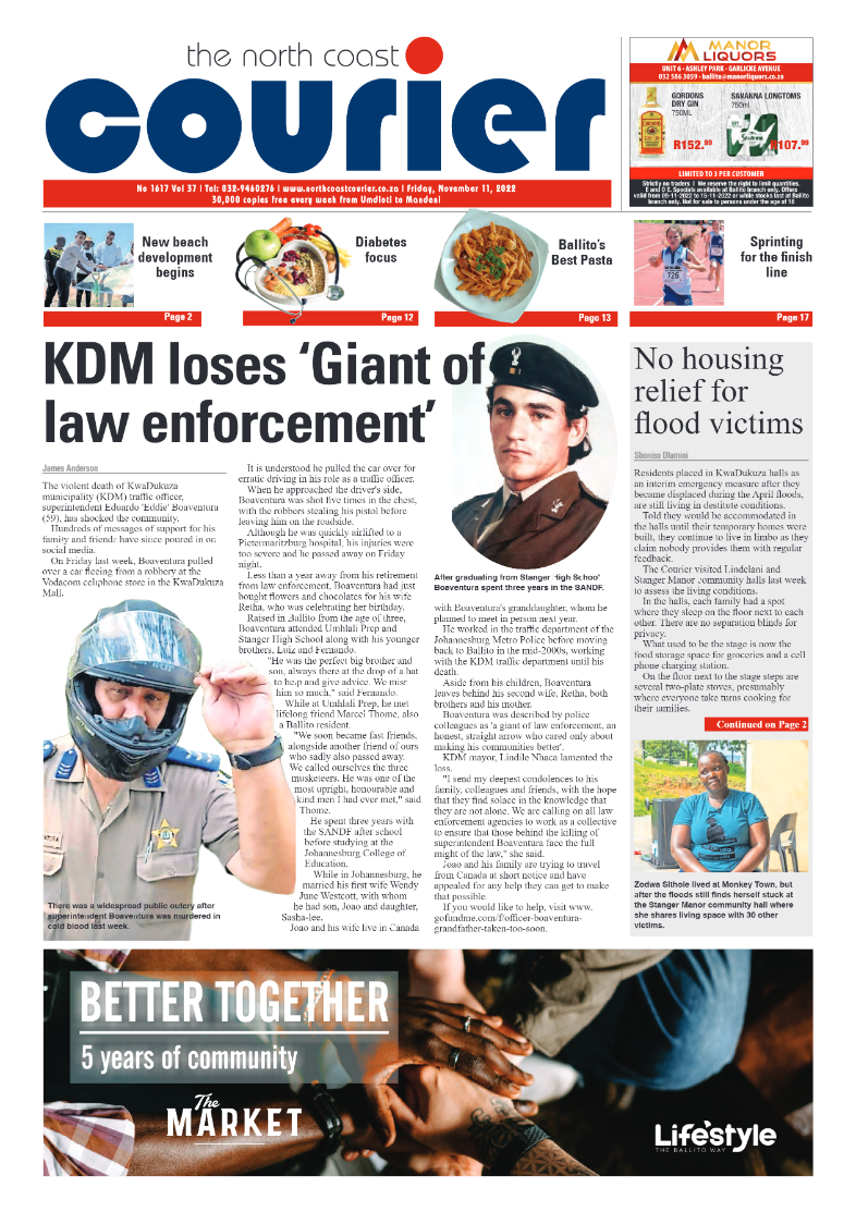 North Coast Courier 11 November 2022 page 1
