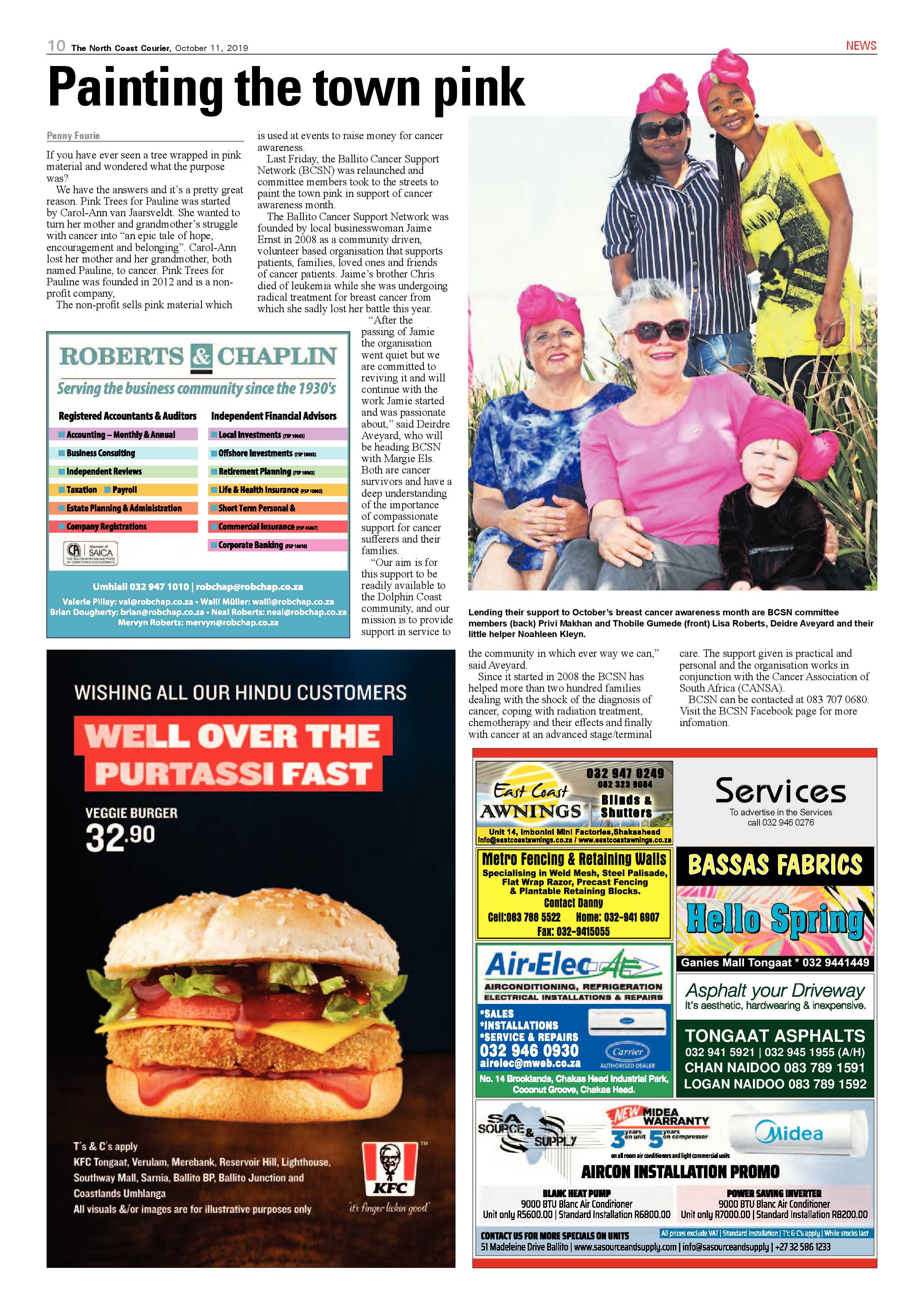 North Coast Courier 11 October 2019 page 10