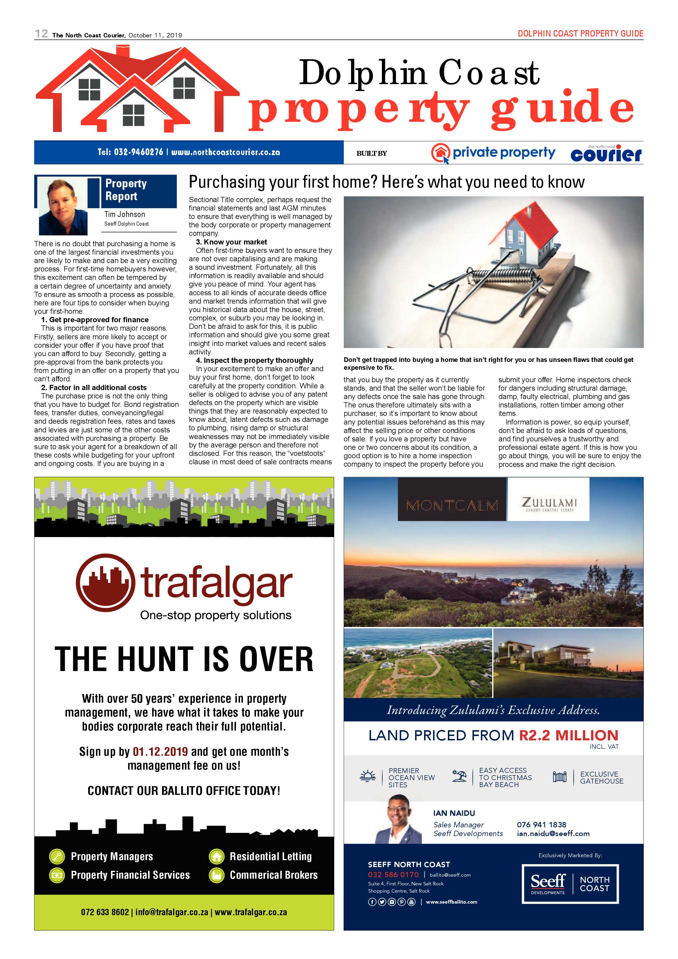 North Coast Courier 11 October 2019 page 12