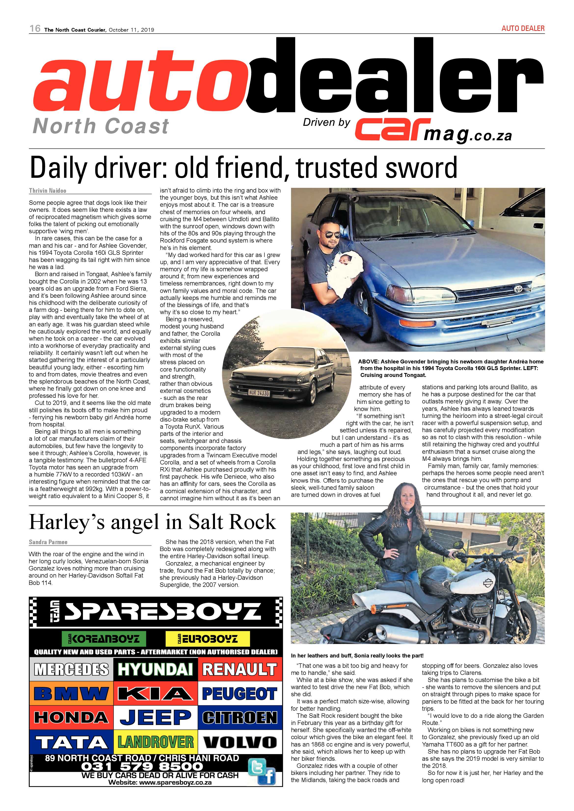 North Coast Courier 11 October 2019 page 16