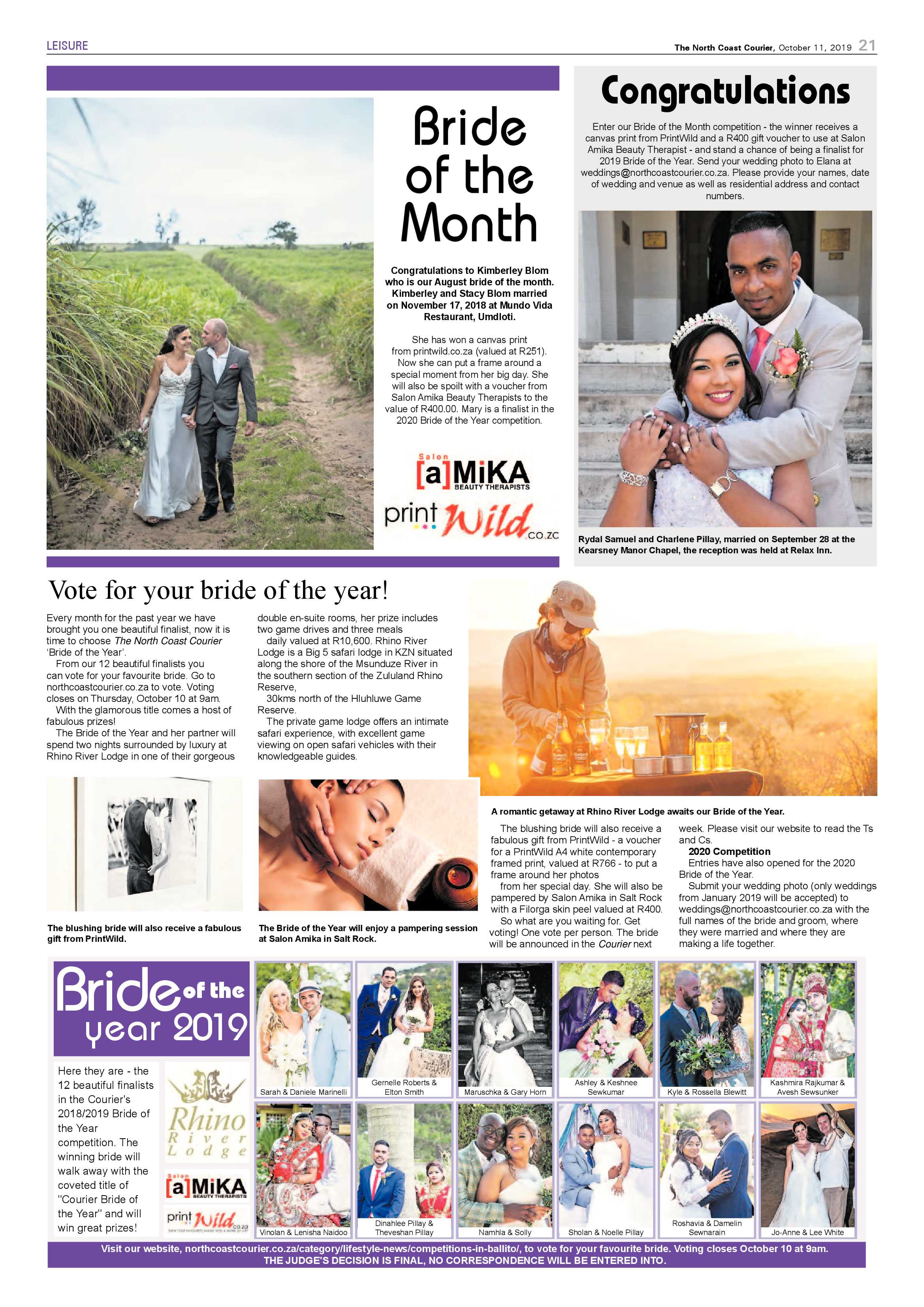 North Coast Courier 11 October 2019 page 21