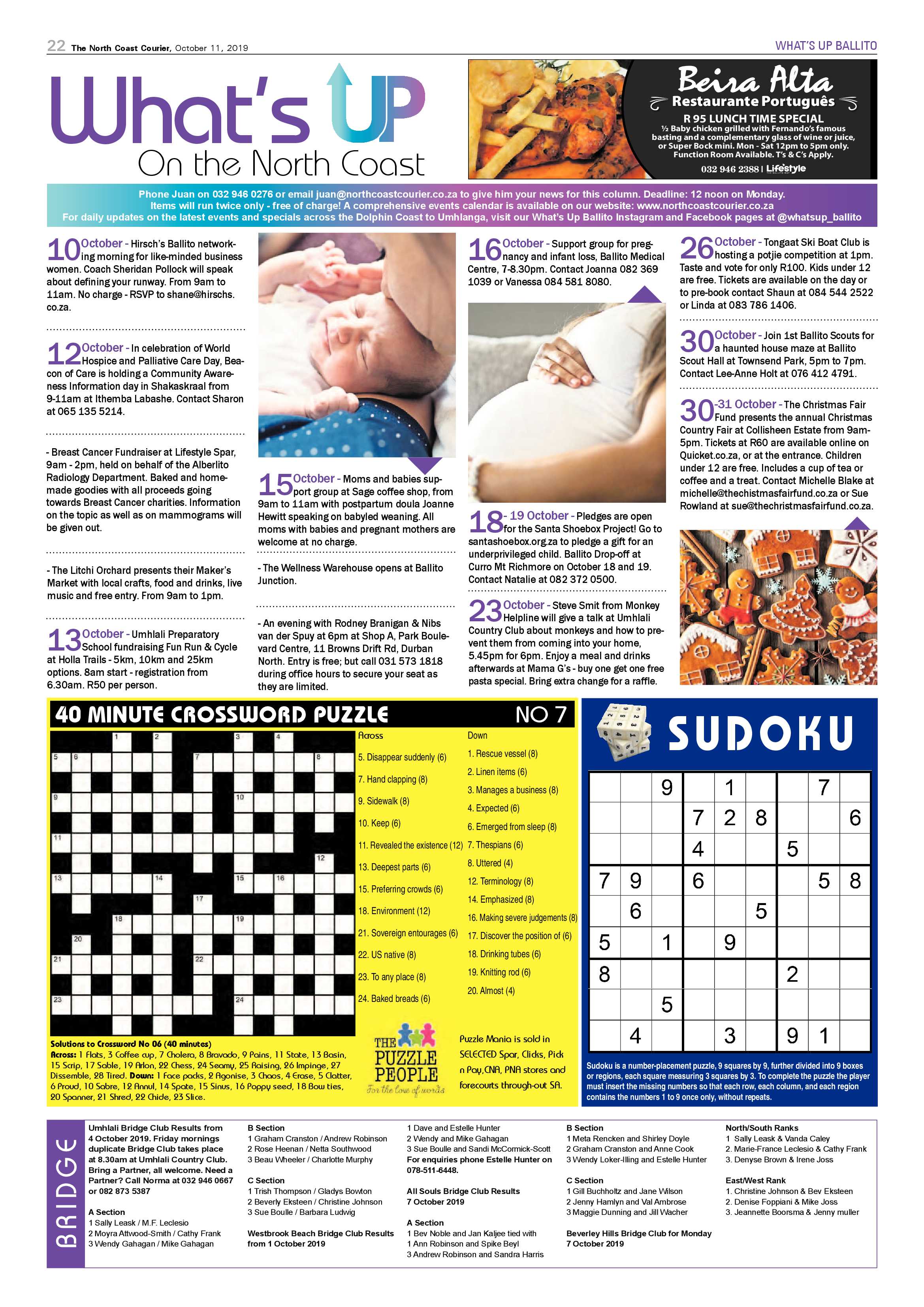 North Coast Courier 11 October 2019 page 22