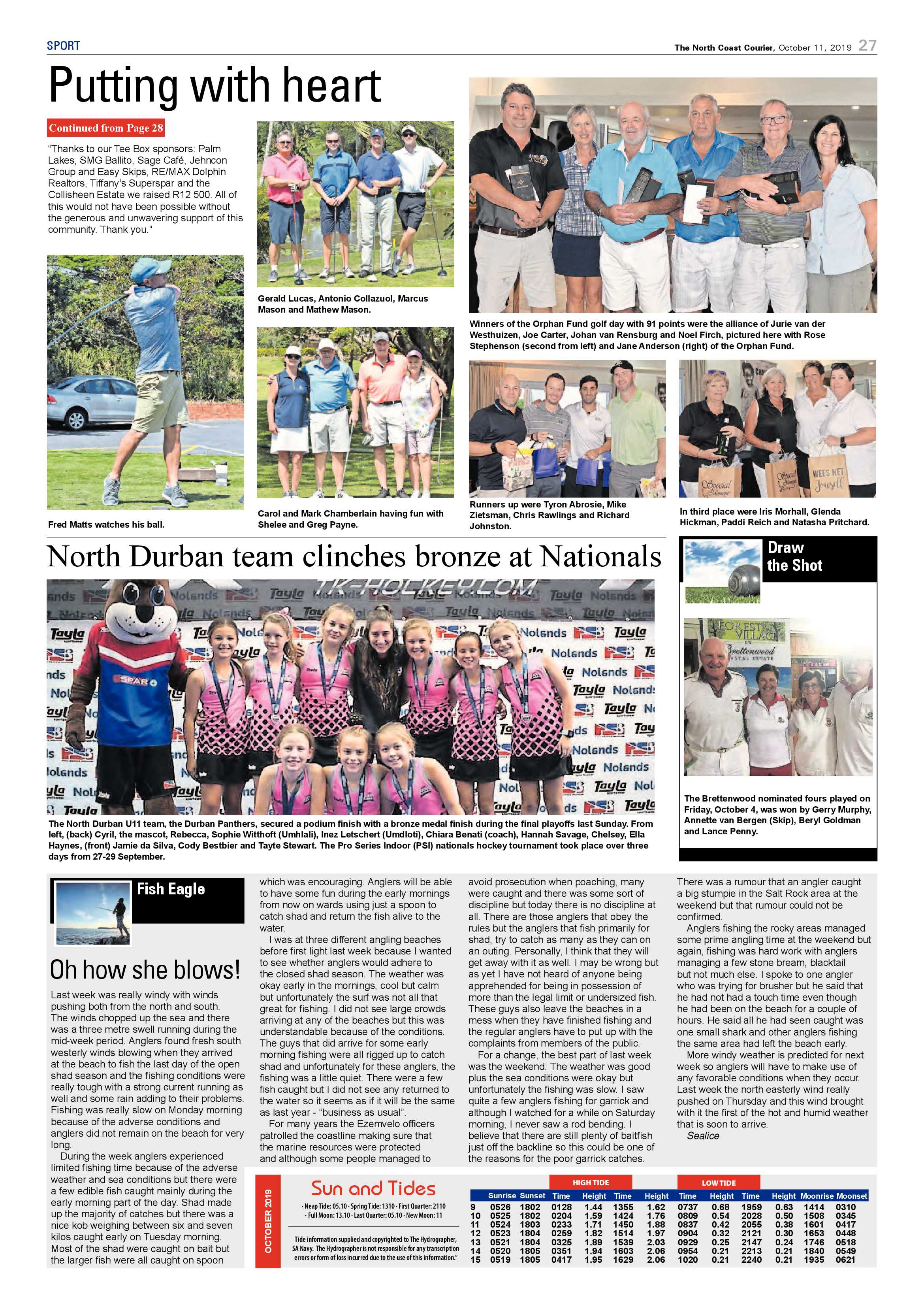 North Coast Courier 11 October 2019 page 27