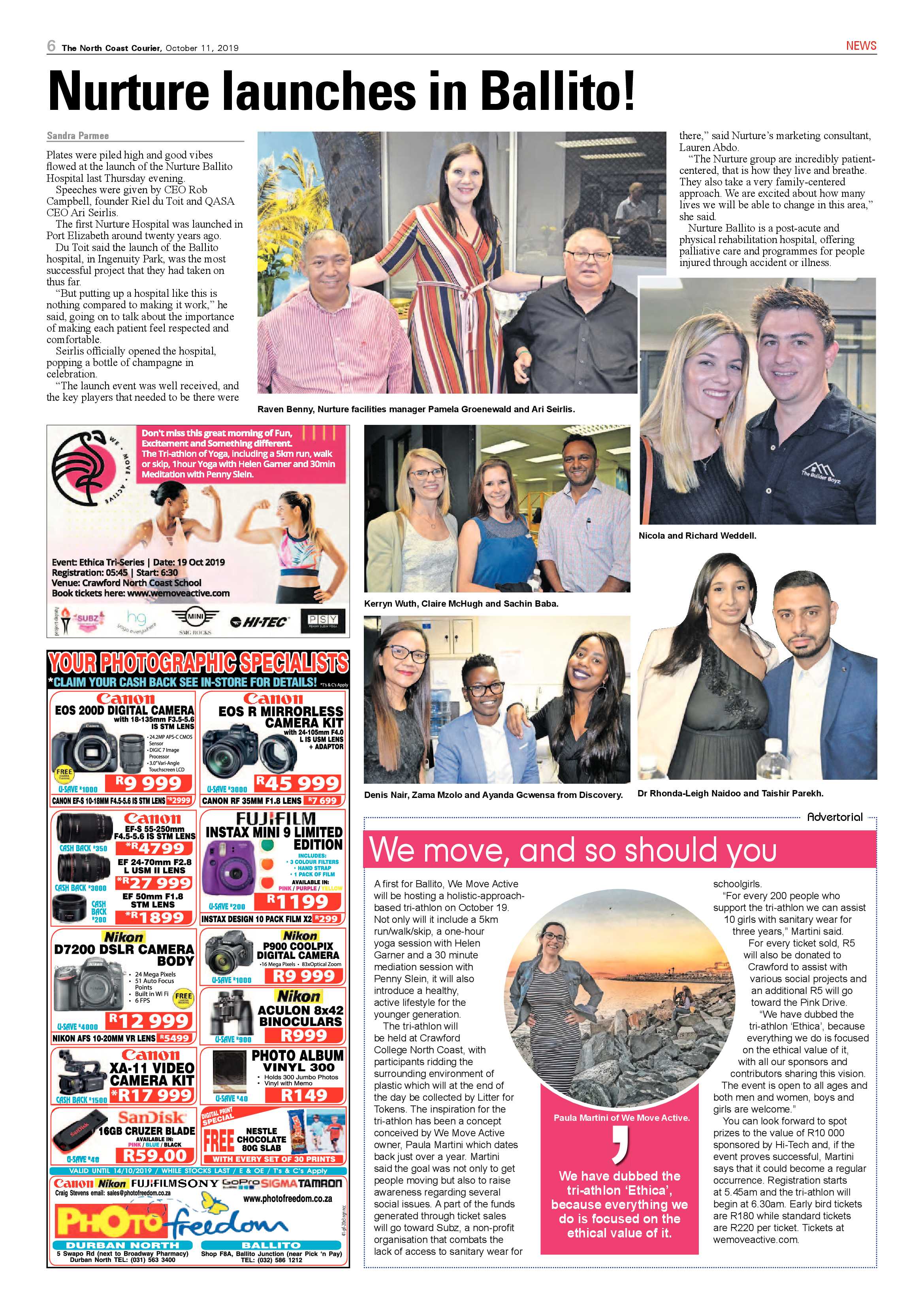 North Coast Courier 11 October 2019 page 6