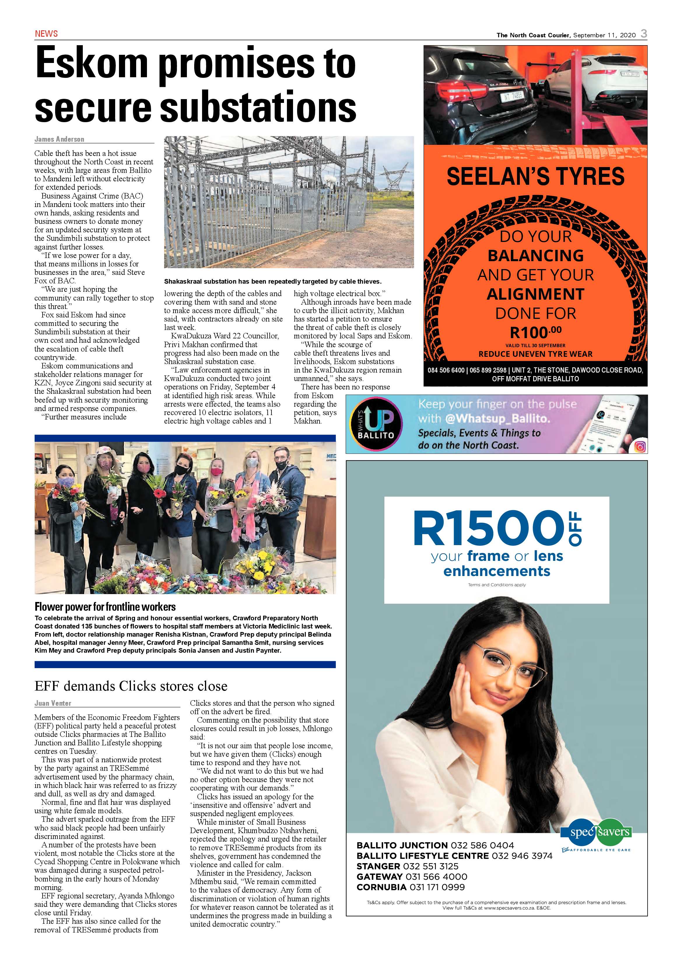 North Coast Courier 11 September 2020 page 3