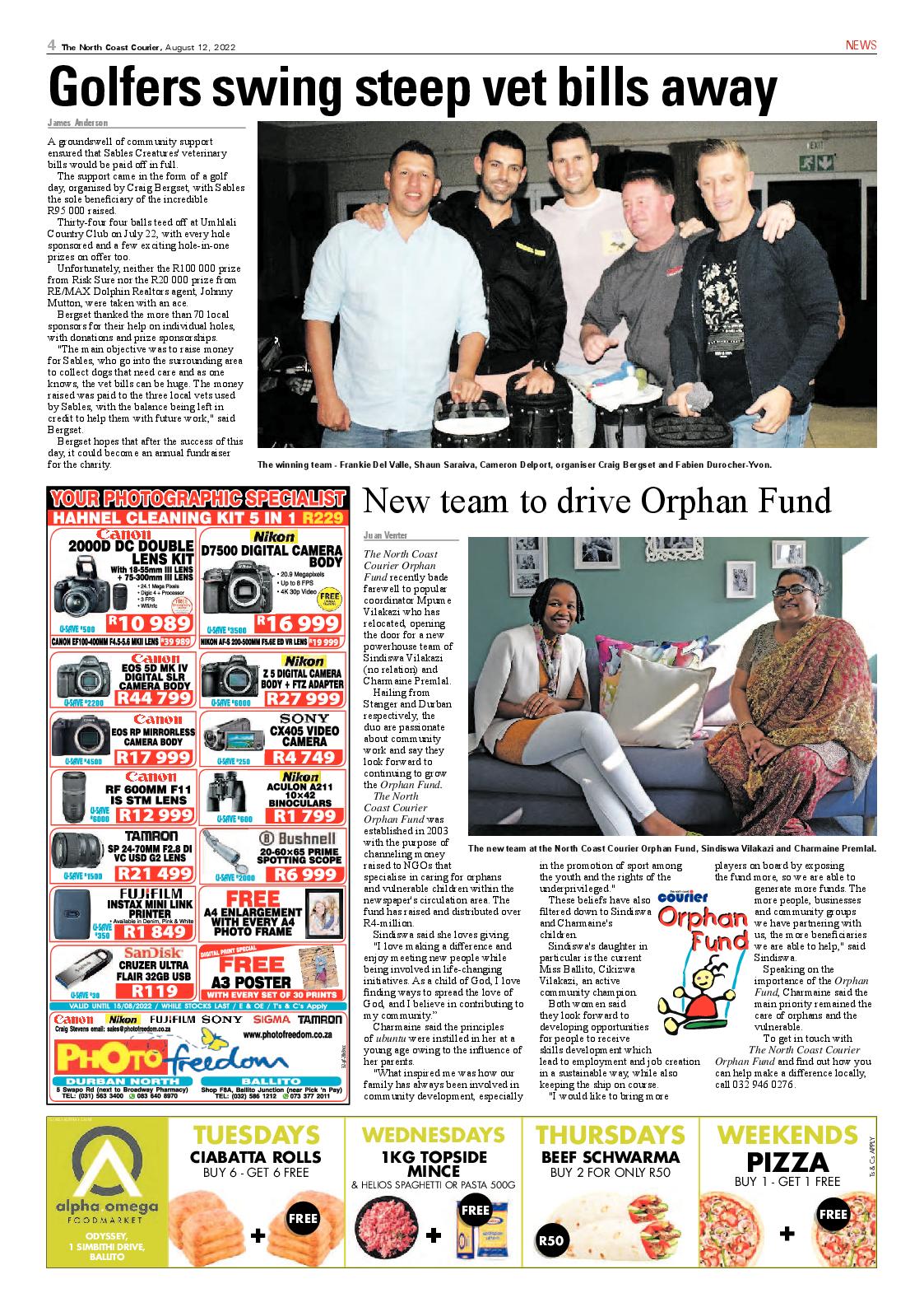 North Coast Courier 12 August 2022 page 4