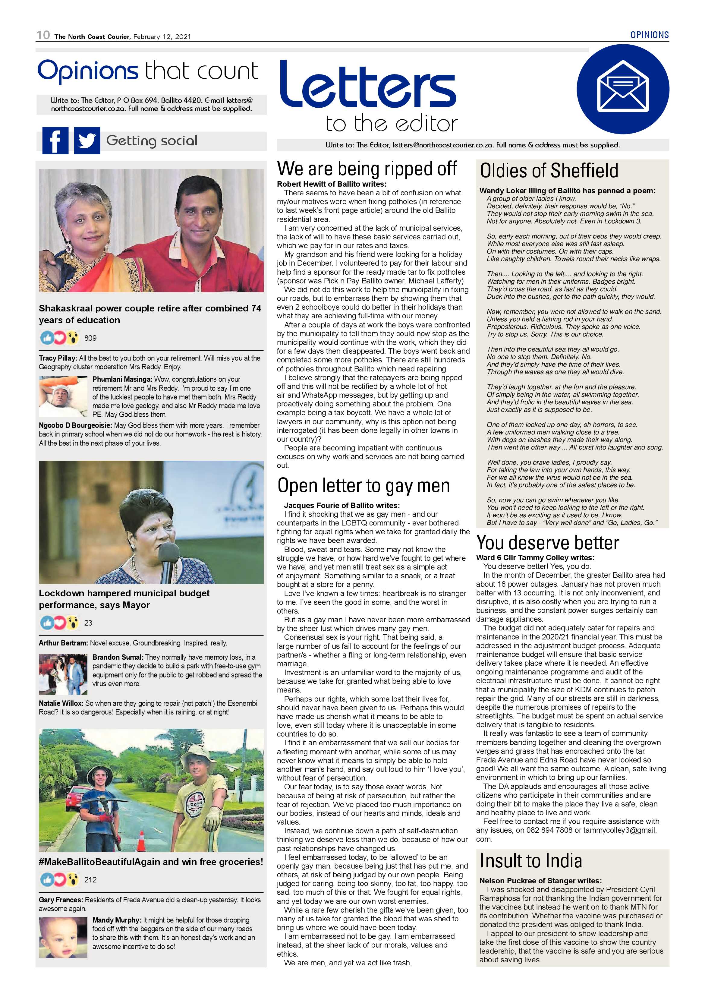 North Coast Courier 12 February 2021 page 10