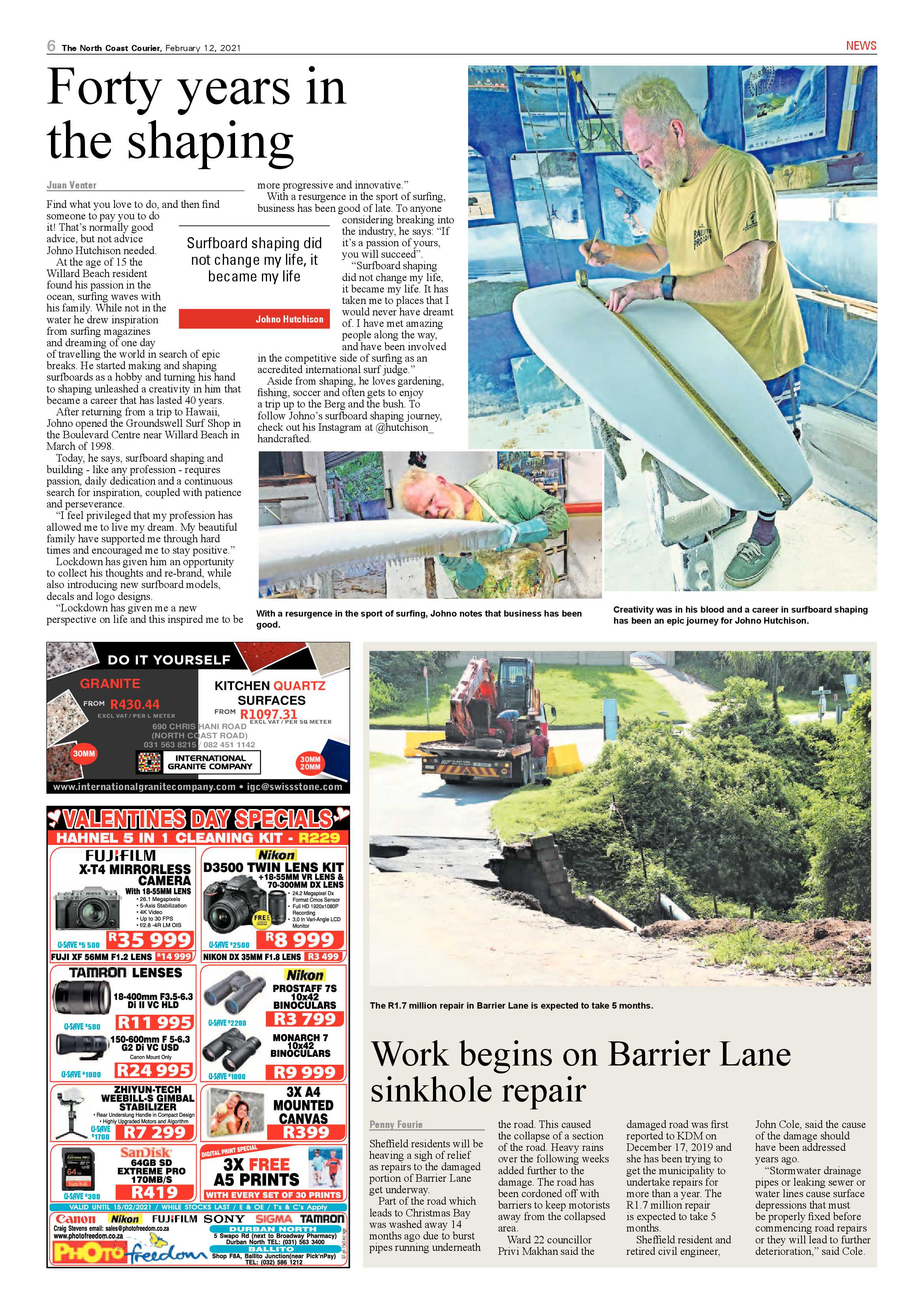 North Coast Courier 12 February 2021 page 6