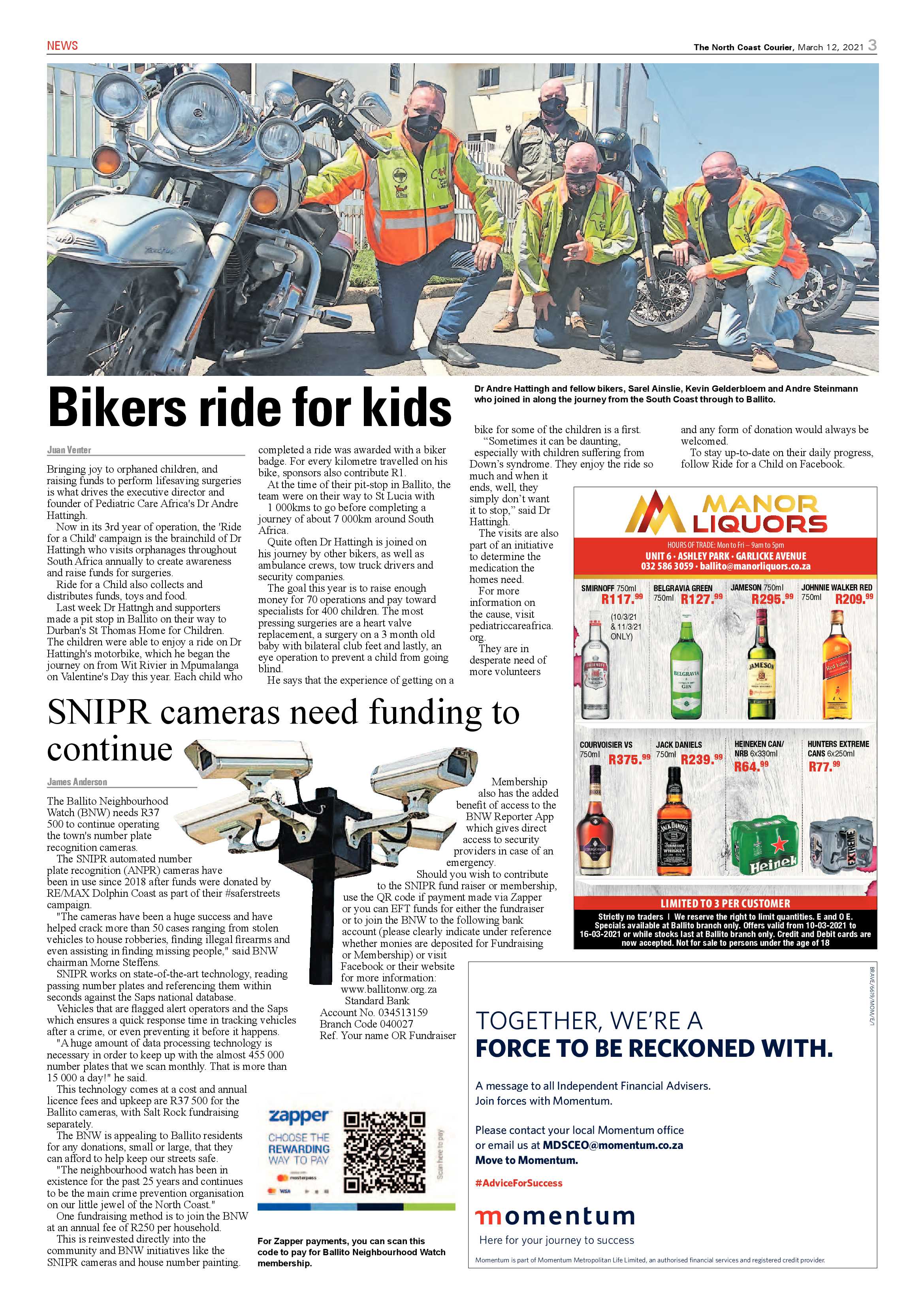North Coast Courier 12 March 2021 page 3