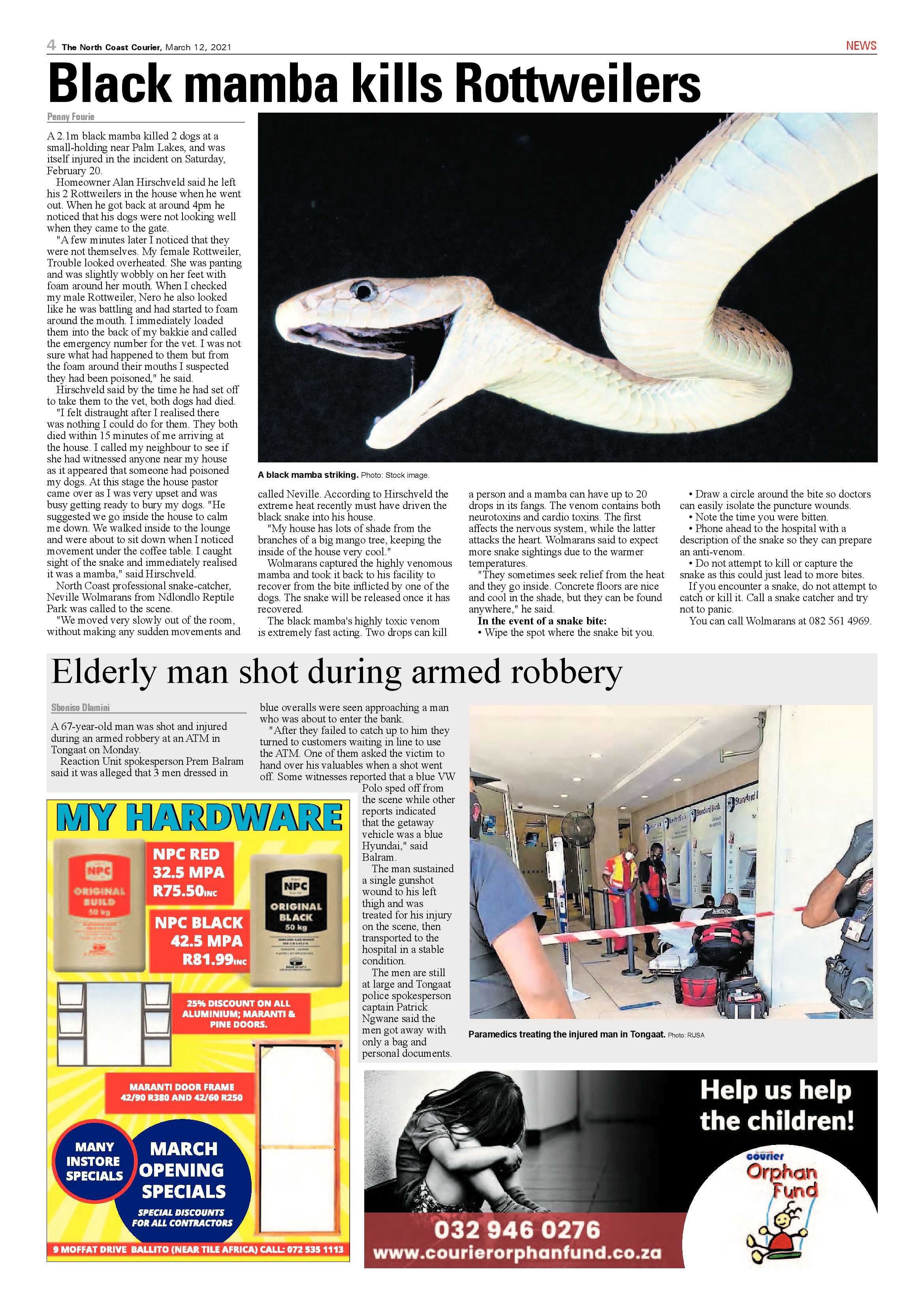 North Coast Courier 12 March 2021 page 4