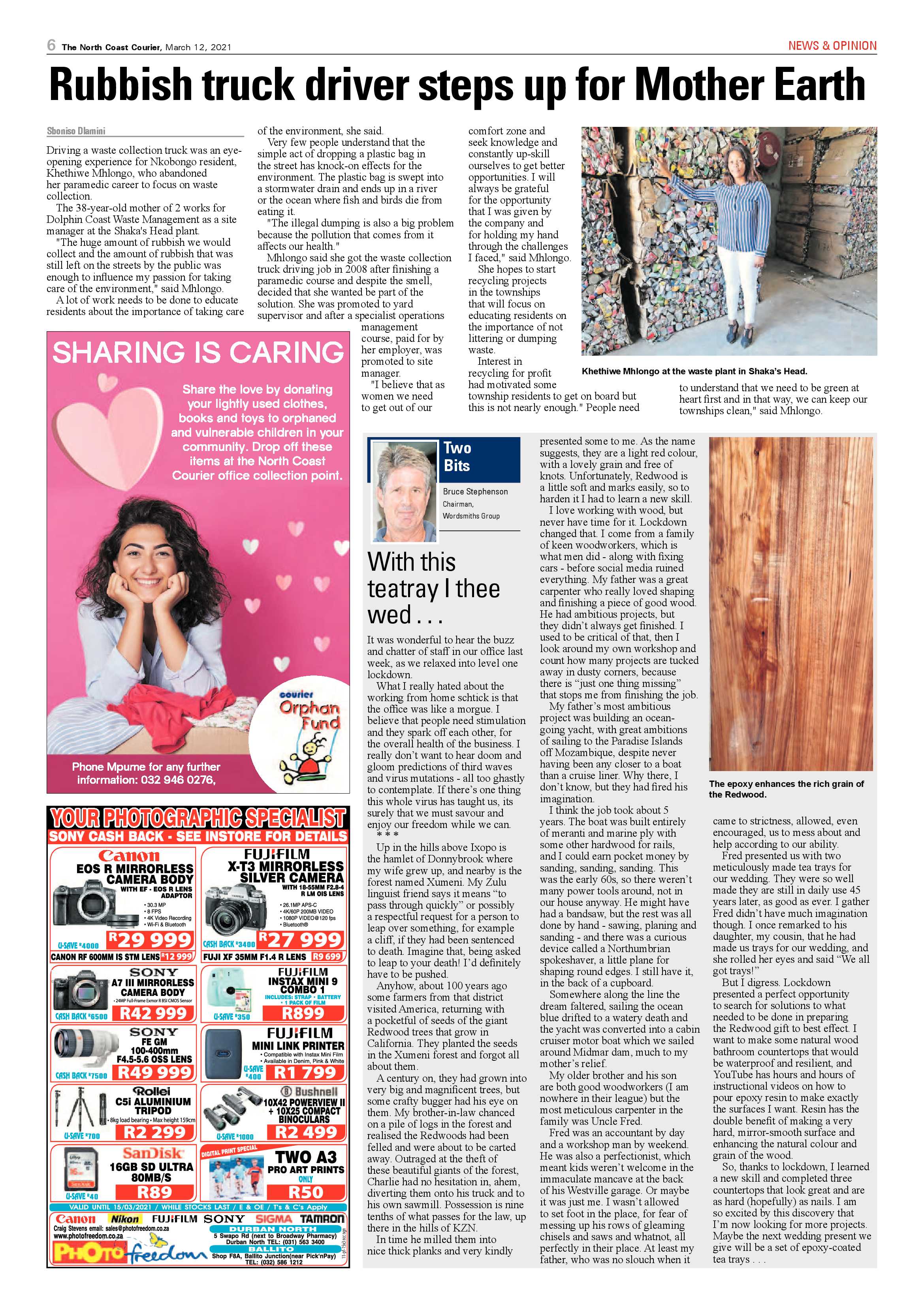 North Coast Courier 12 March 2021 page 6
