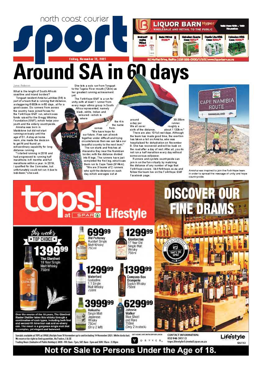 North Coast Courier 12 November 2021 page 16