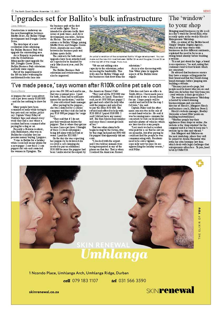 North Coast Courier 12 November 2021 page 4