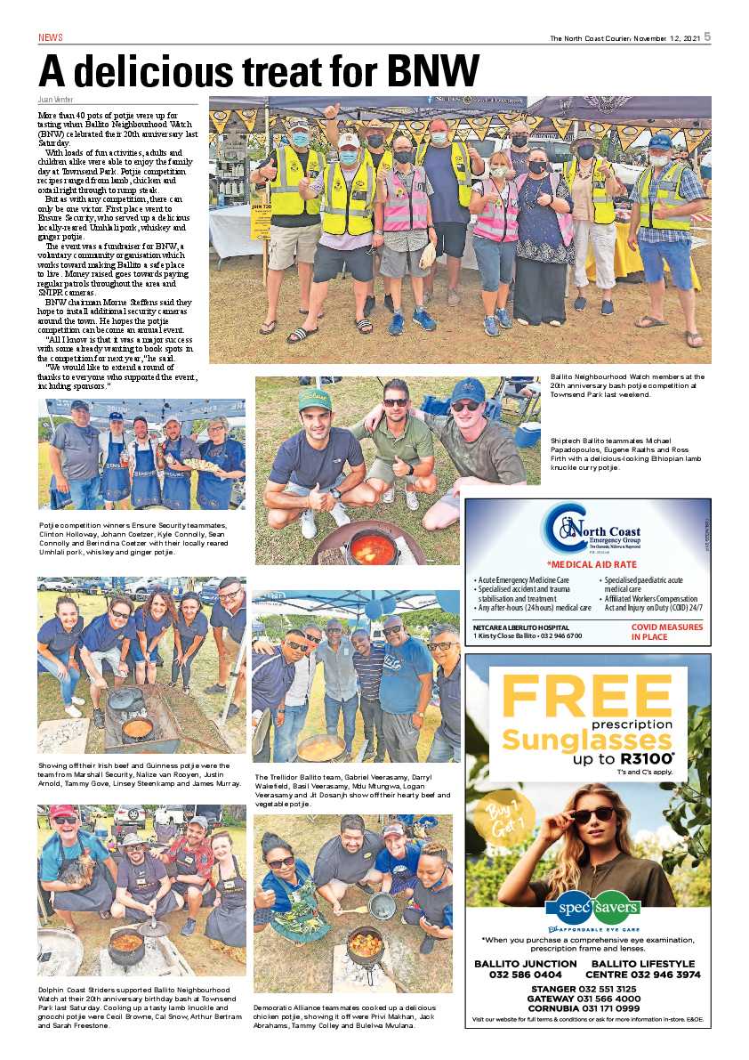 North Coast Courier 12 November 2021 page 5