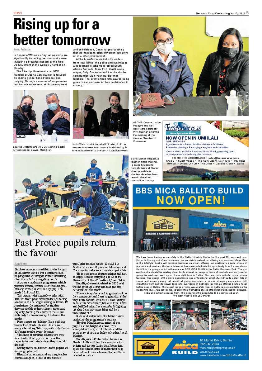 North Coast Courier 13 August 2021 page 5