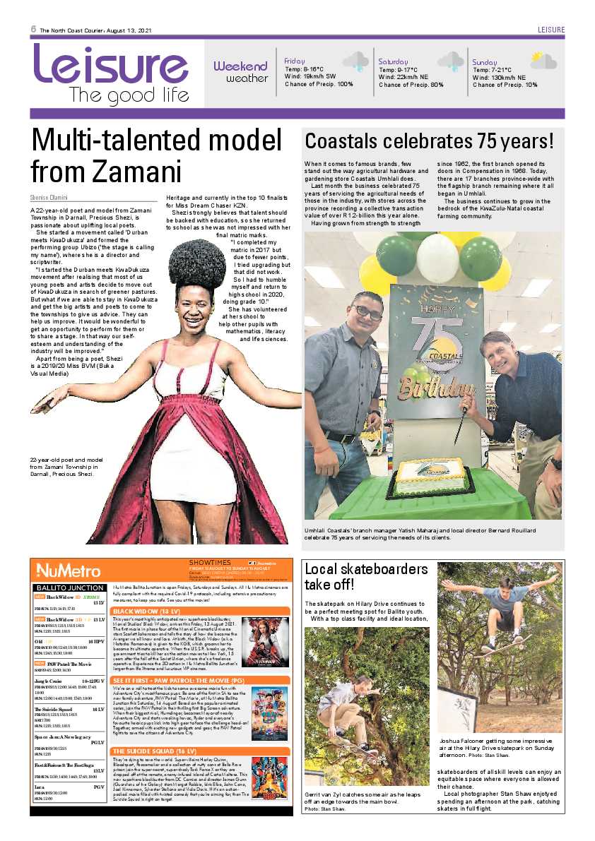 North Coast Courier 13 August 2021 page 6