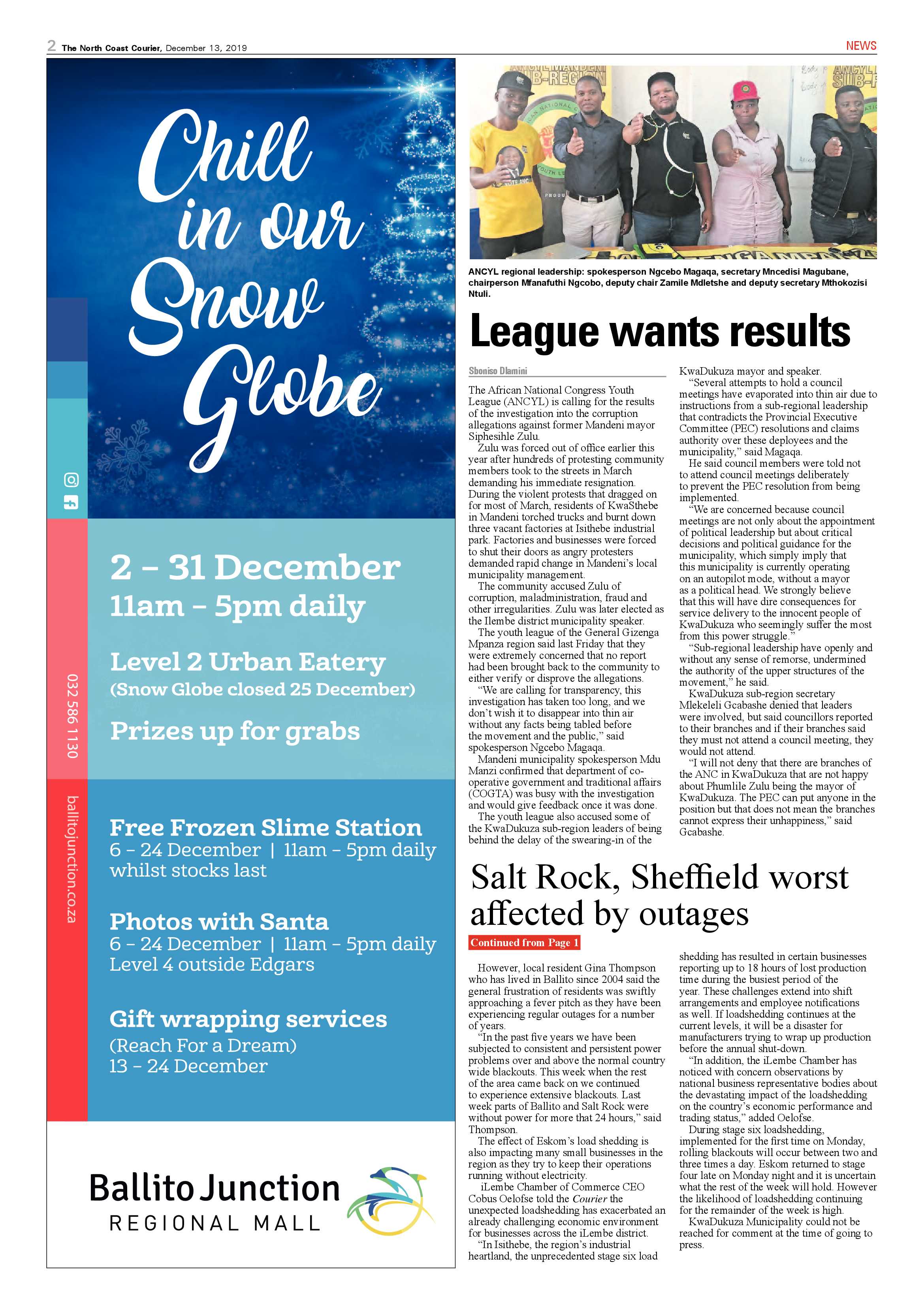 North Coast Courier 13 December 2019 page 2