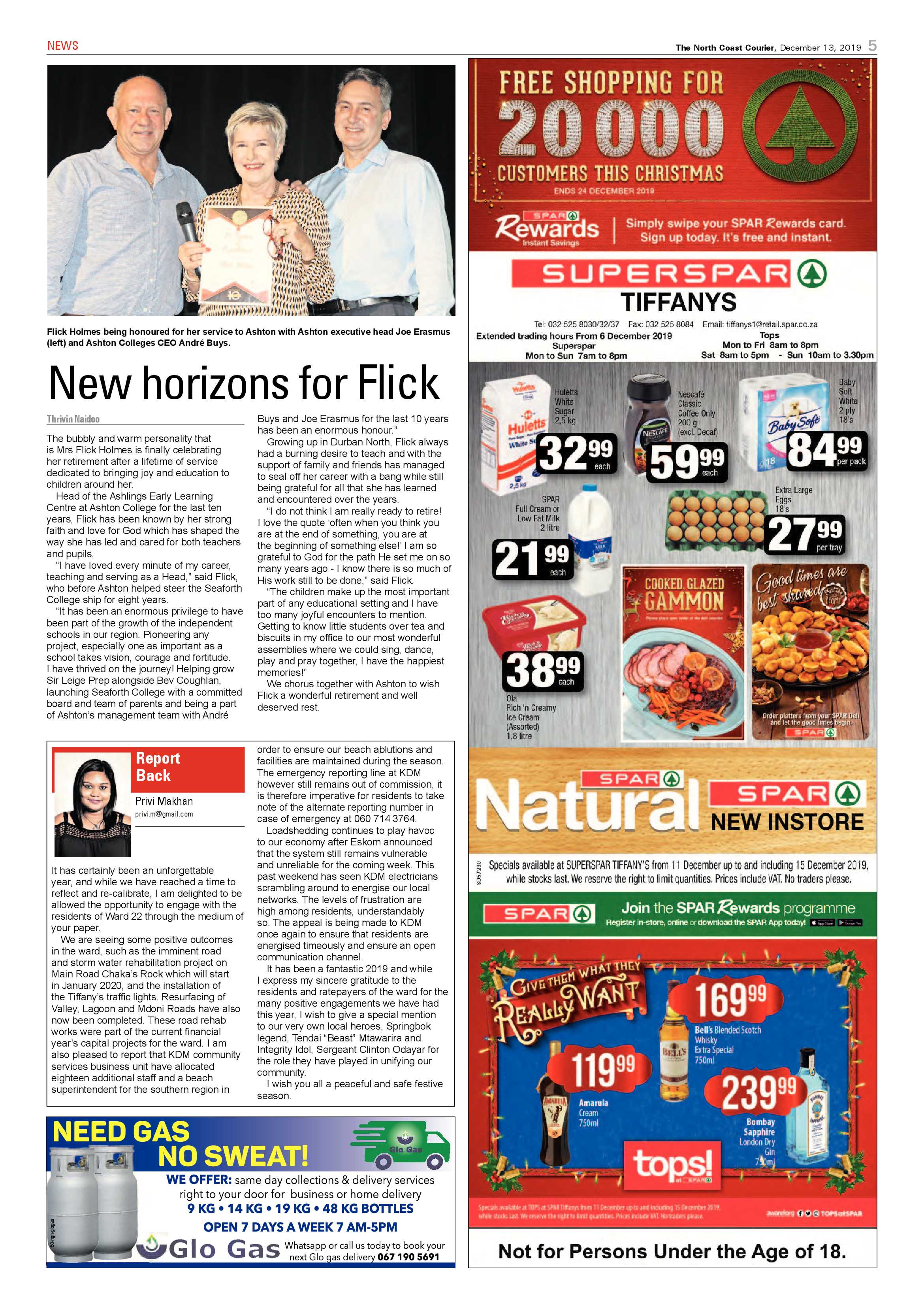 North Coast Courier 13 December 2019 page 5