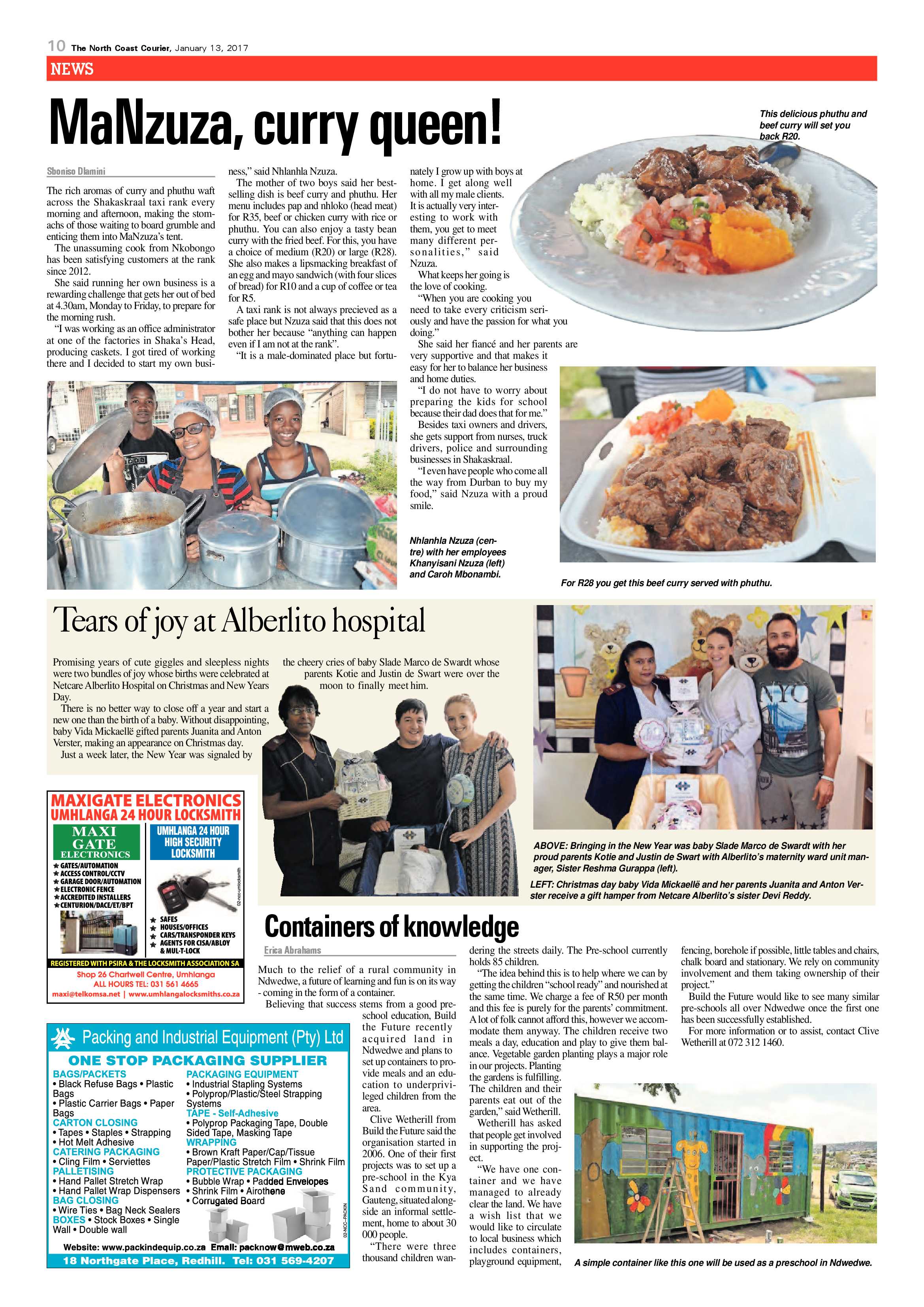 North Coast Courier – 13 January 2017 page 10