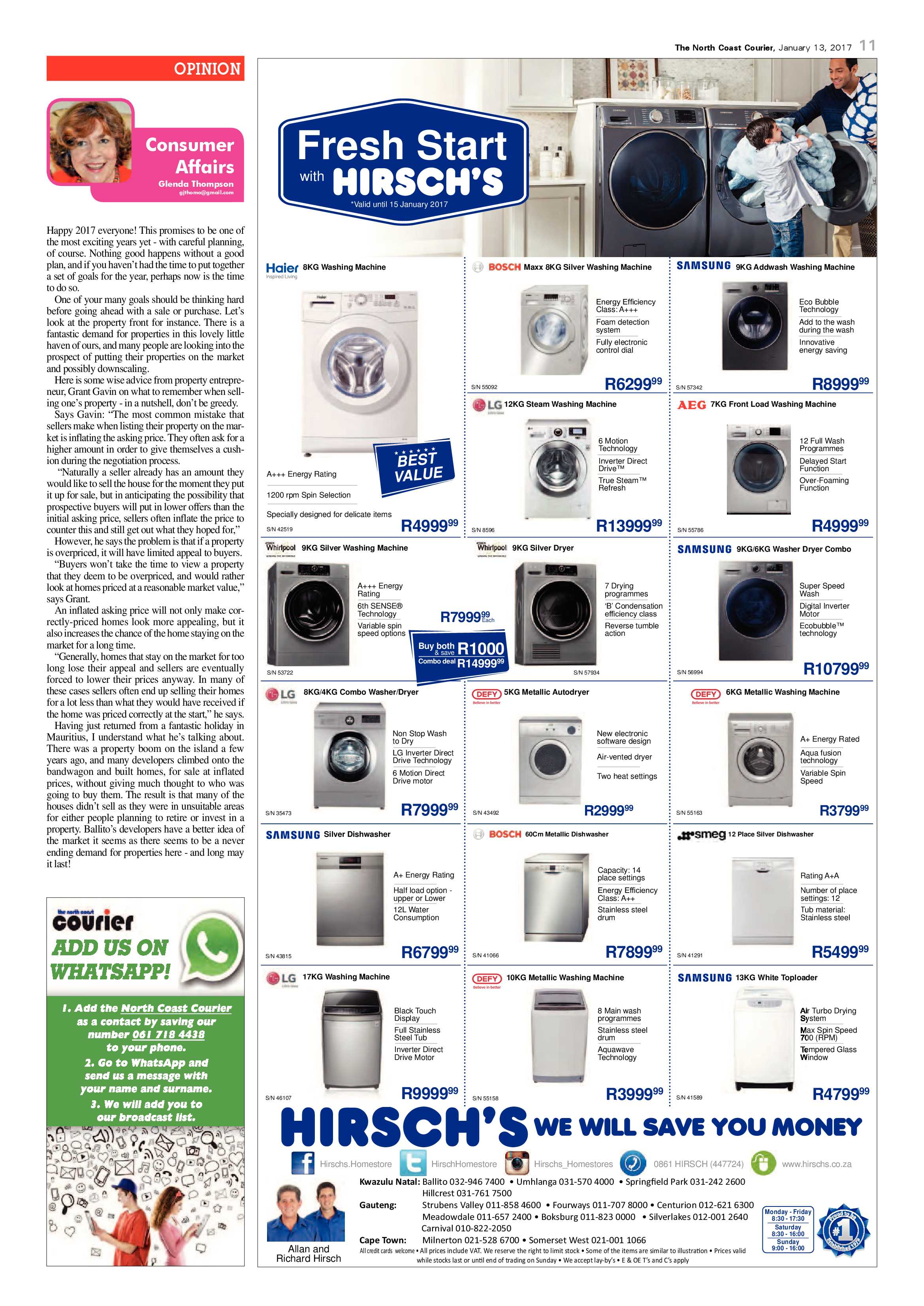 North Coast Courier – 13 January 2017 page 11