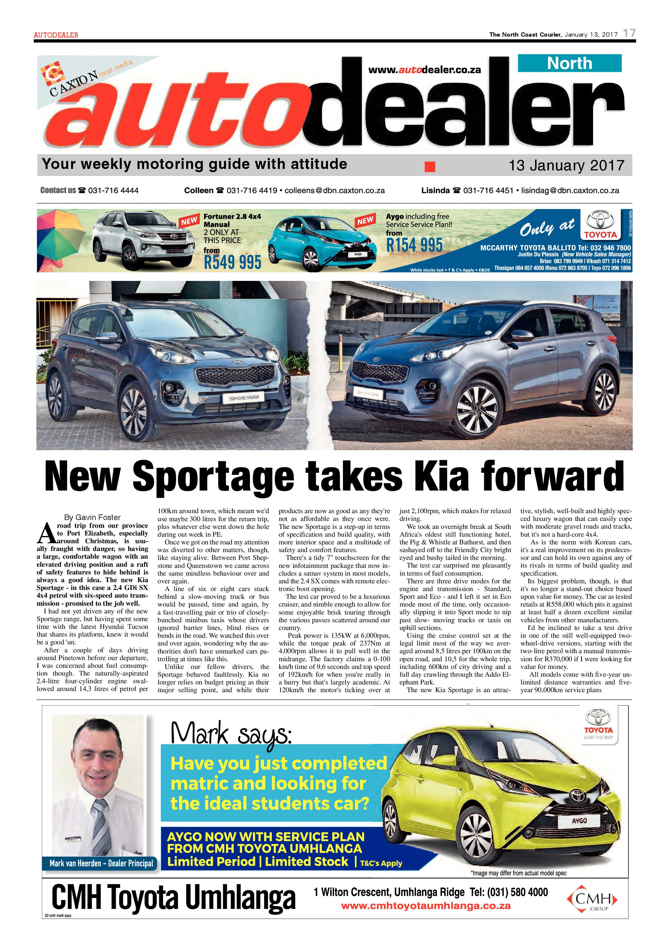 North Coast Courier – 13 January 2017 page 17