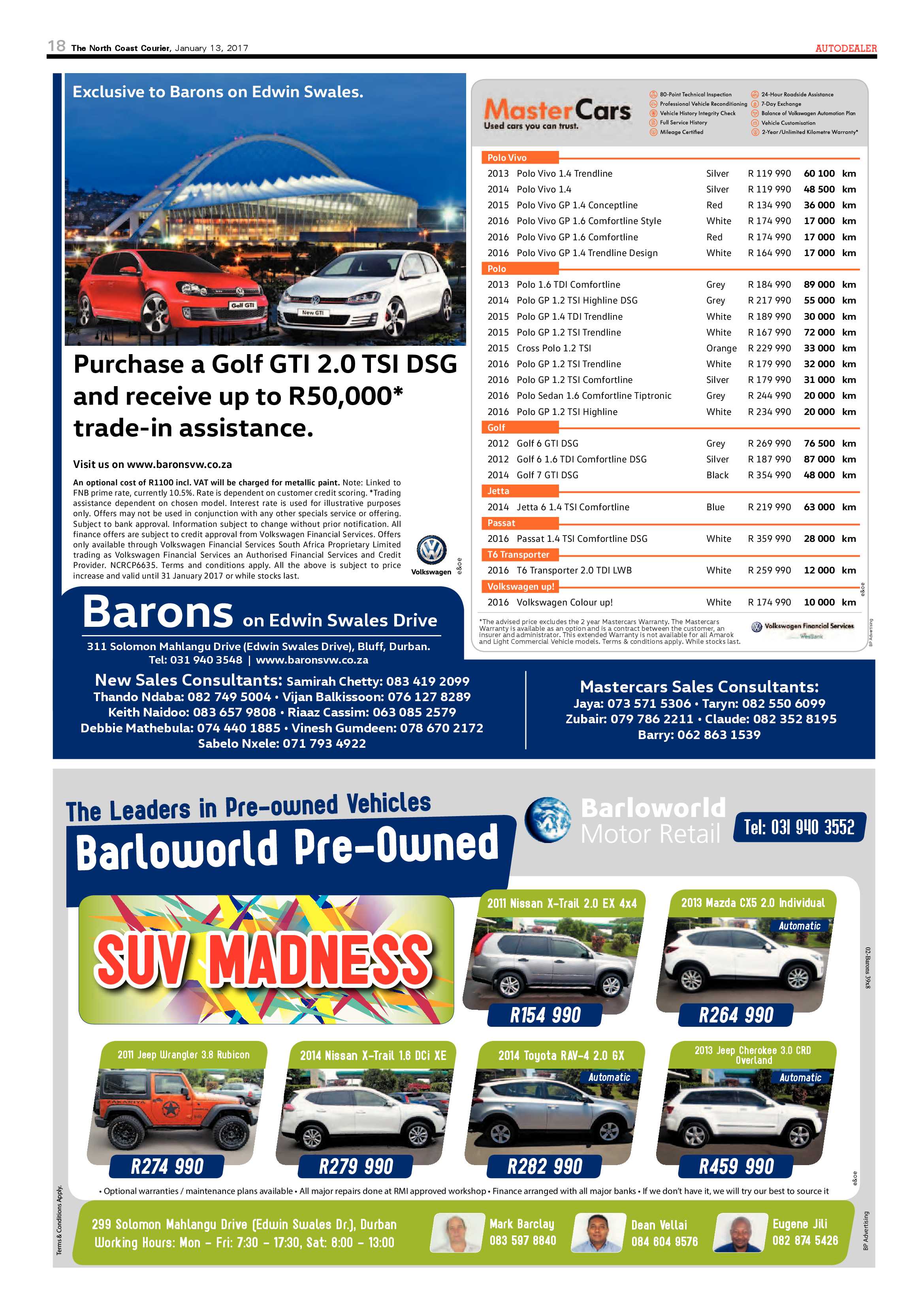North Coast Courier – 13 January 2017 page 18
