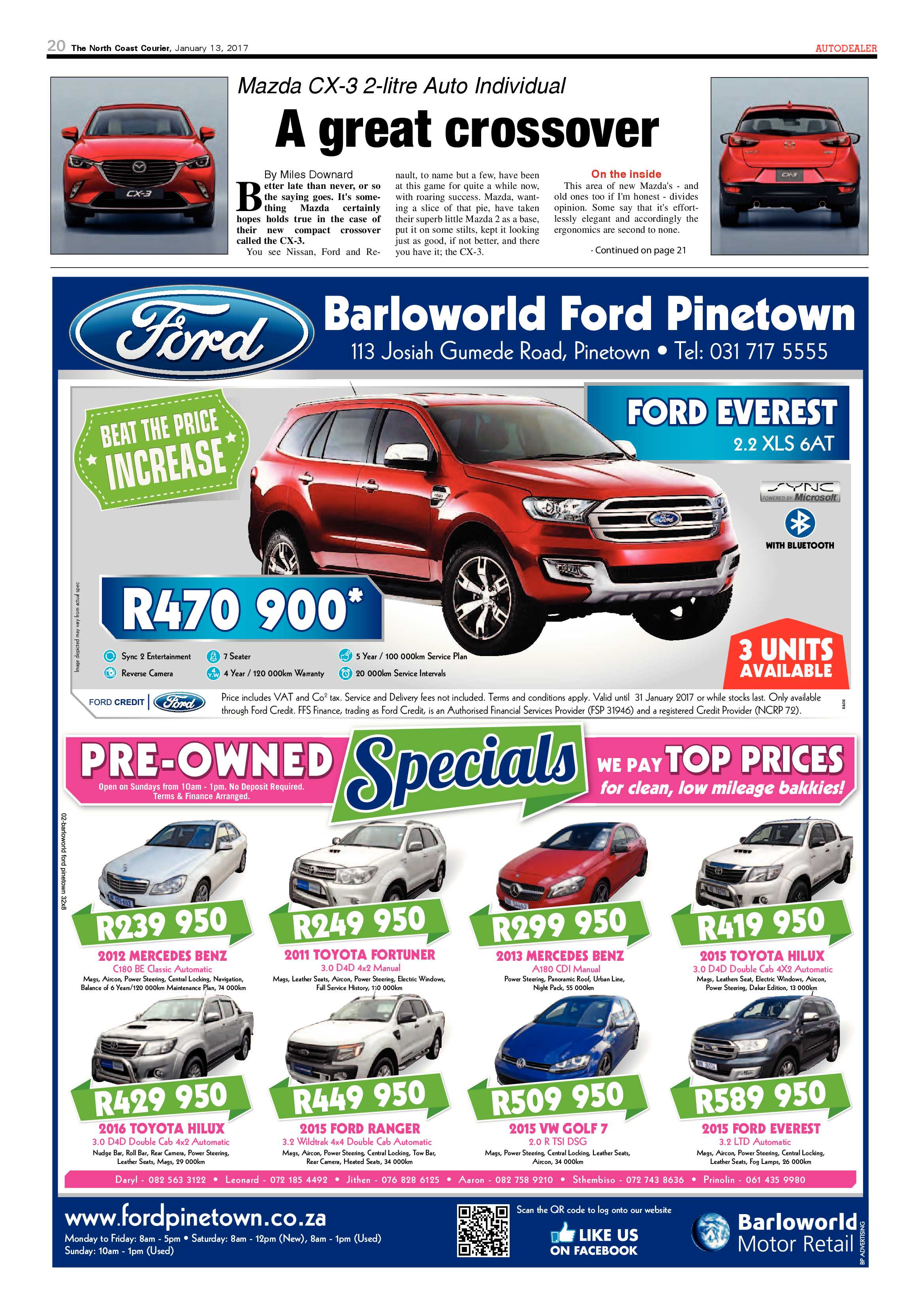 North Coast Courier – 13 January 2017 page 20
