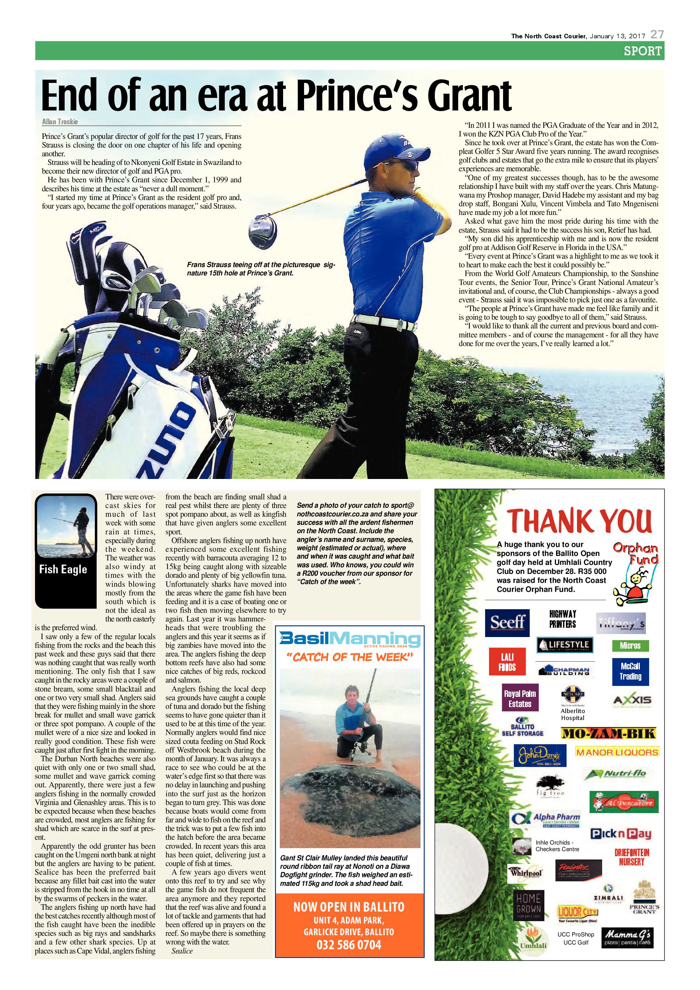 North Coast Courier – 13 January 2017 page 27