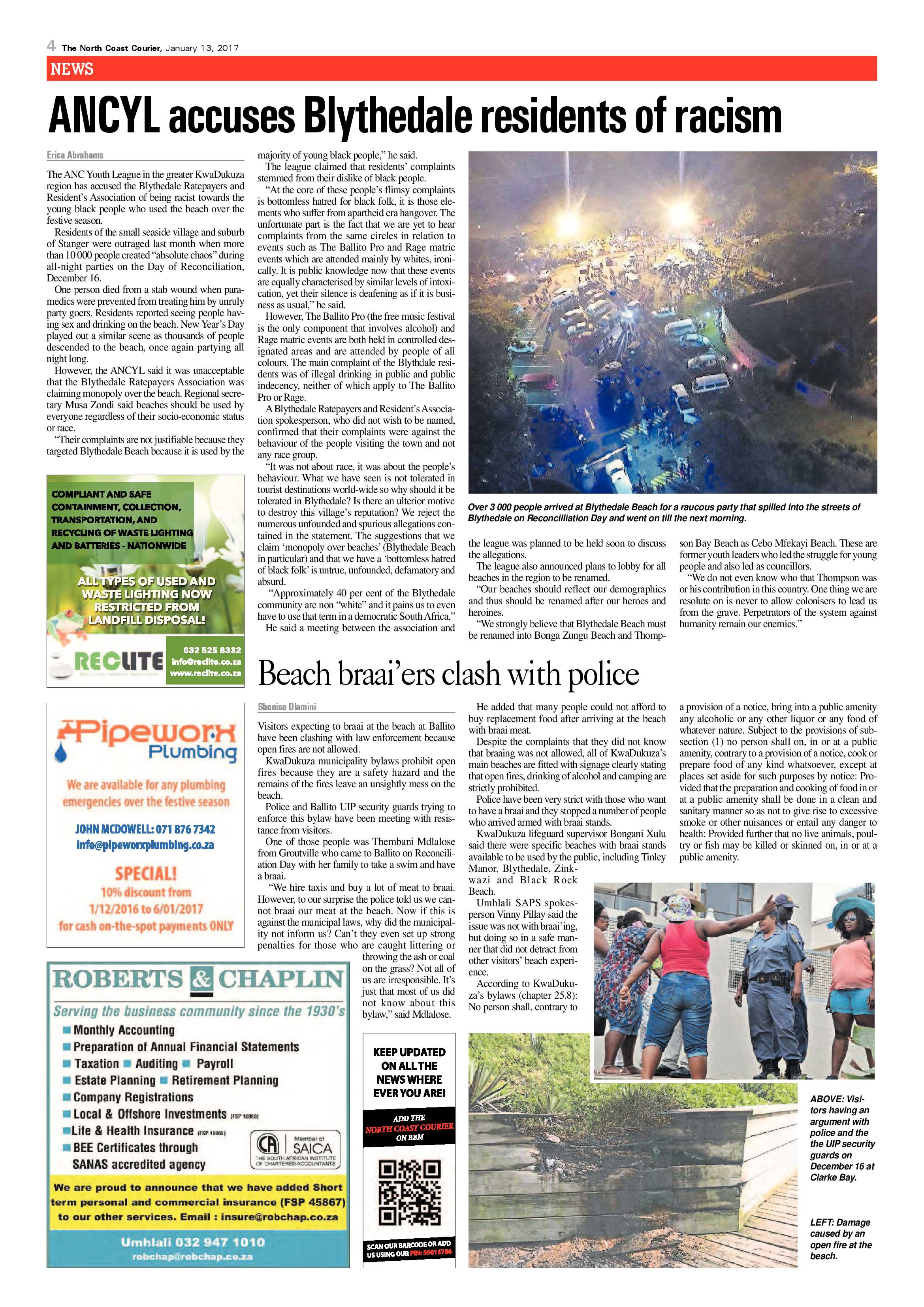 North Coast Courier – 13 January 2017 page 4