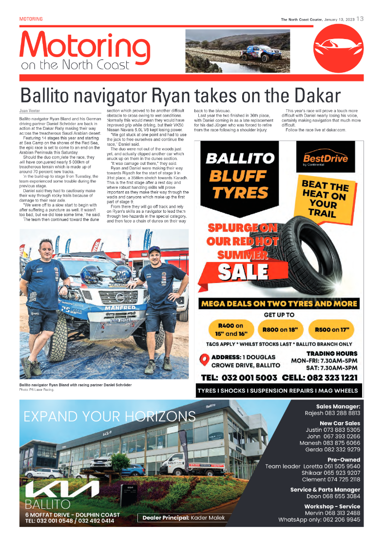North Coast Courier 13 January 2023 page 13