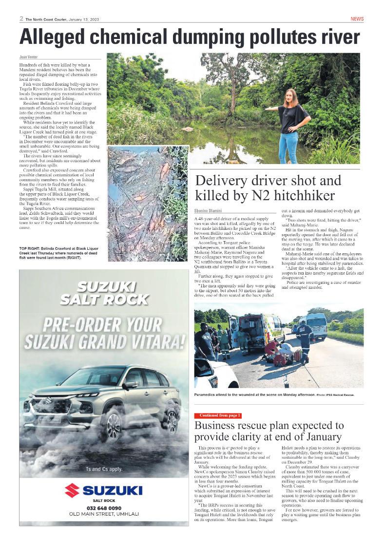 North Coast Courier 13 January 2023 page 2