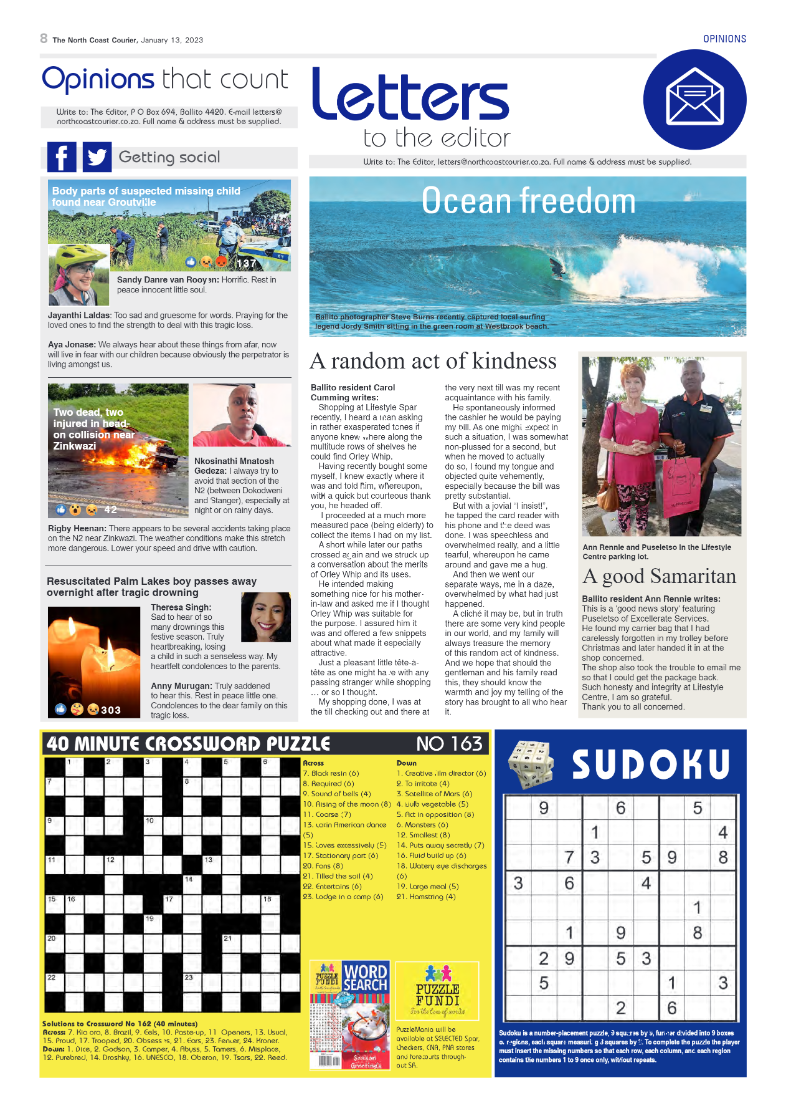 North Coast Courier 13 January 2023 page 8