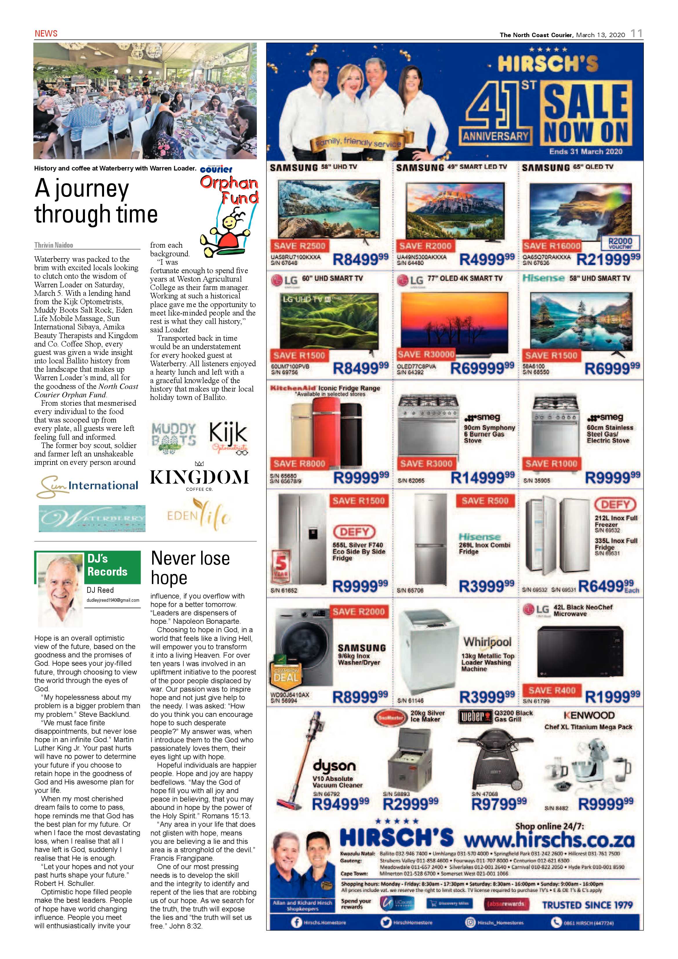 North Coast Courier 13 March 2020 page 11