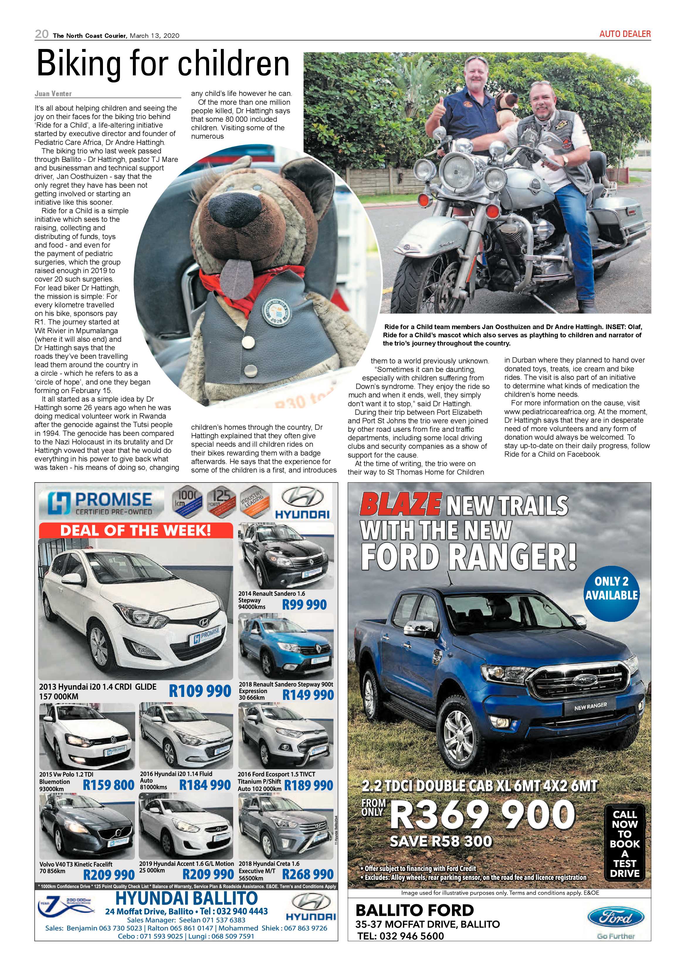 North Coast Courier 13 March 2020 page 20