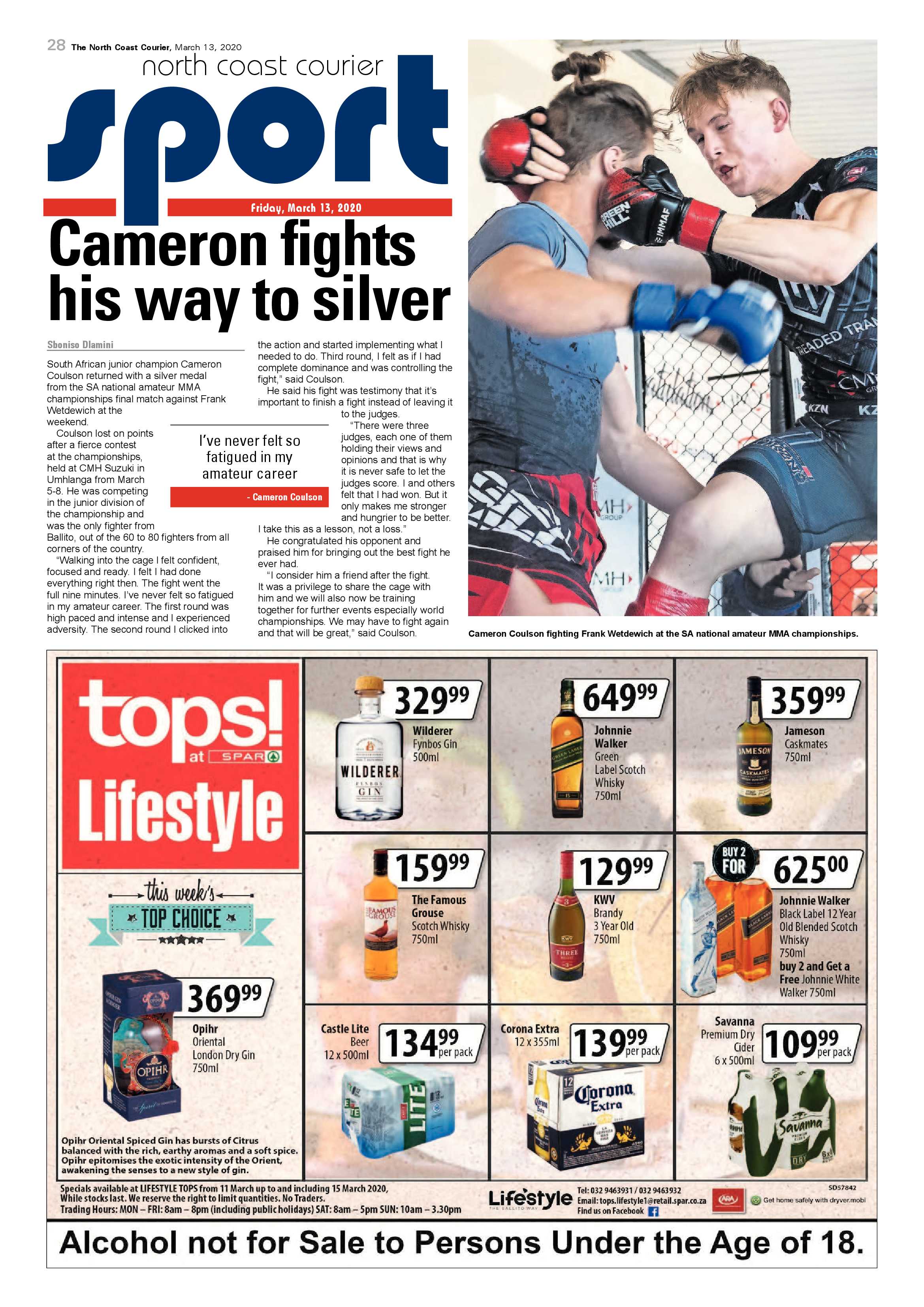 North Coast Courier 13 March 2020 page 28