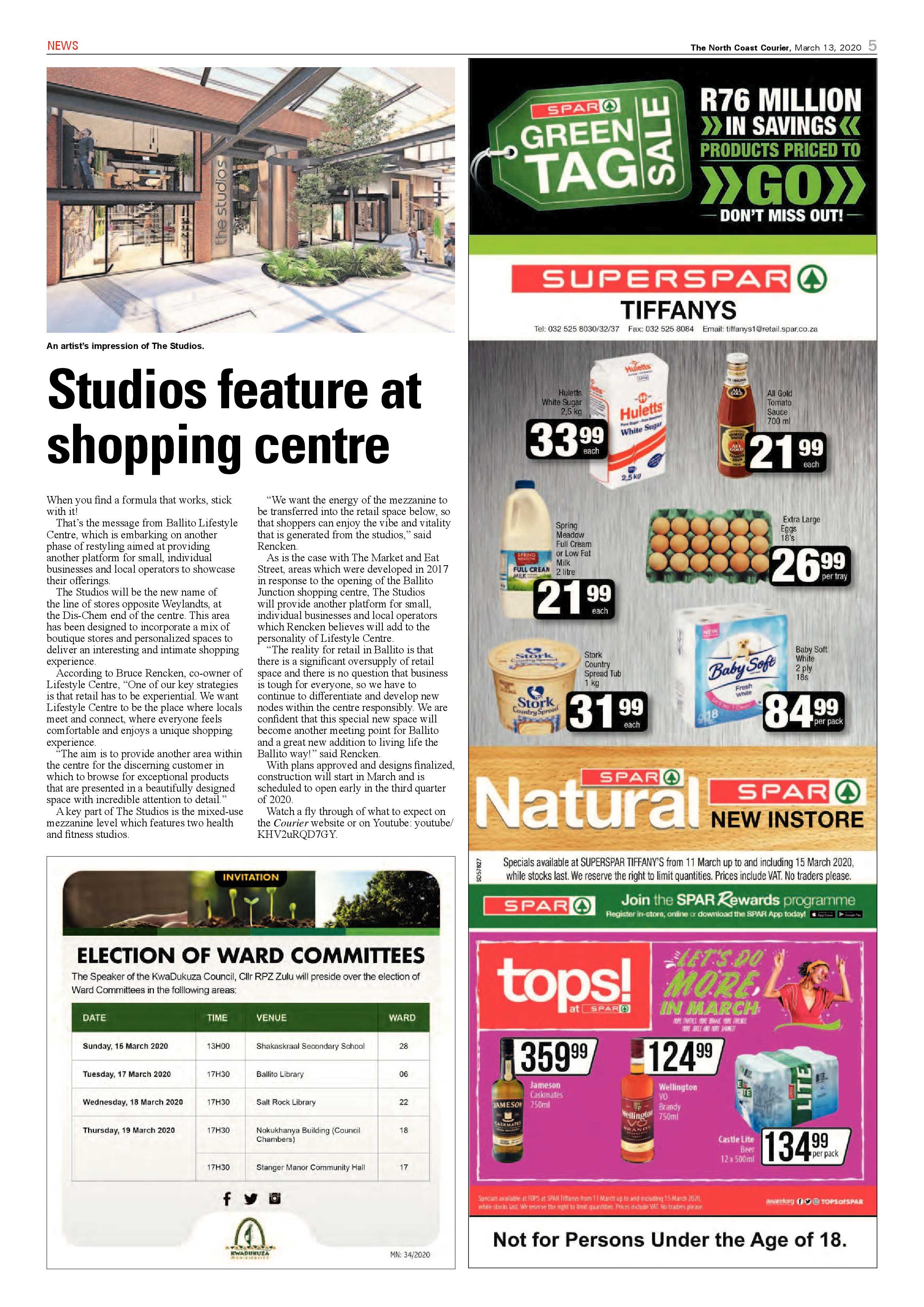 North Coast Courier 13 March 2020 page 5
