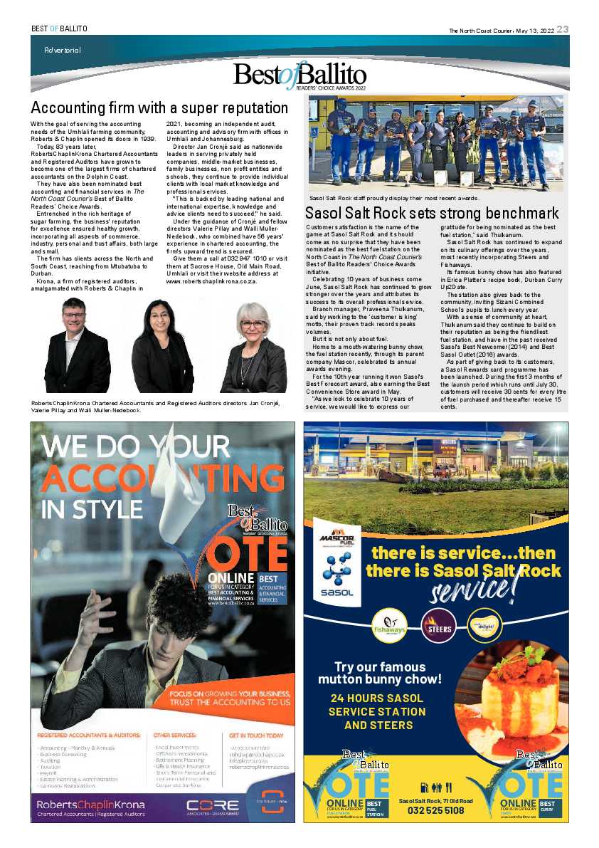 North Coast Courier 13 May 2022 page 23