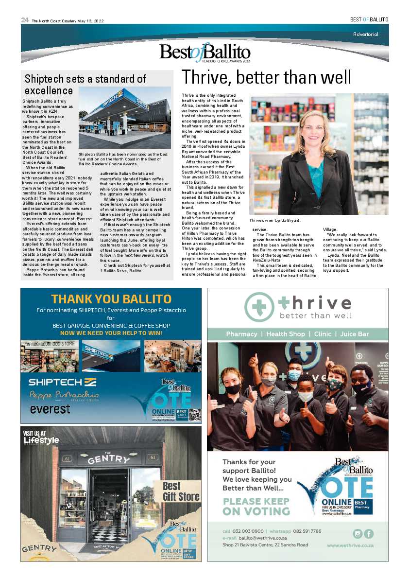 North Coast Courier 13 May 2022 page 24