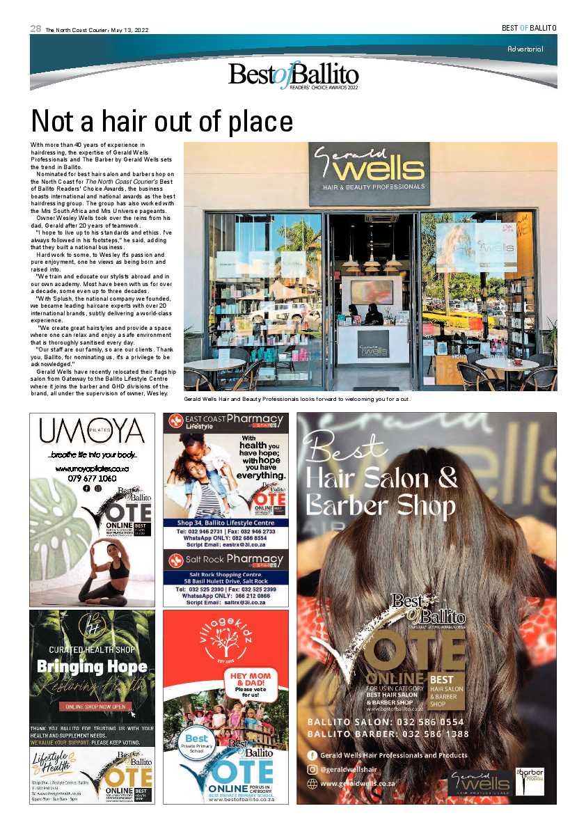 North Coast Courier 13 May 2022 page 28