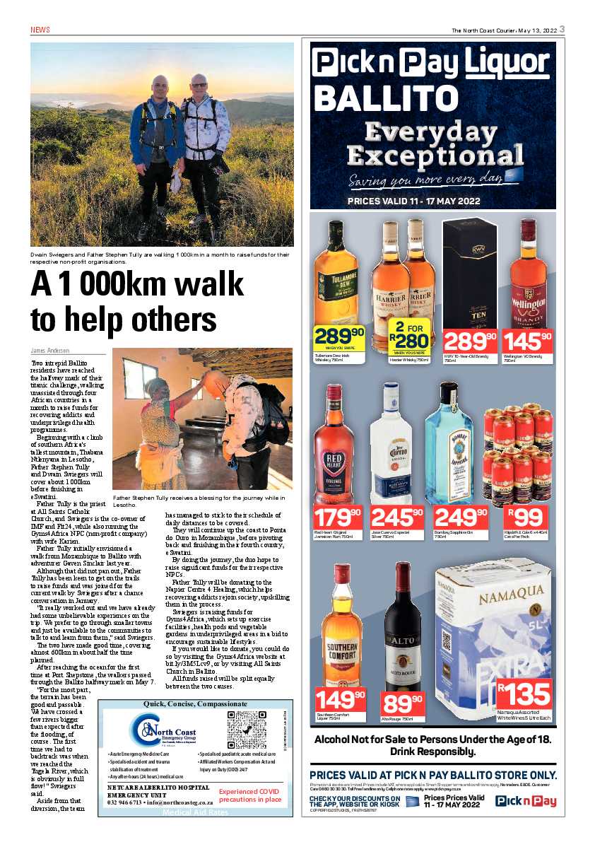 North Coast Courier 13 May 2022 page 3